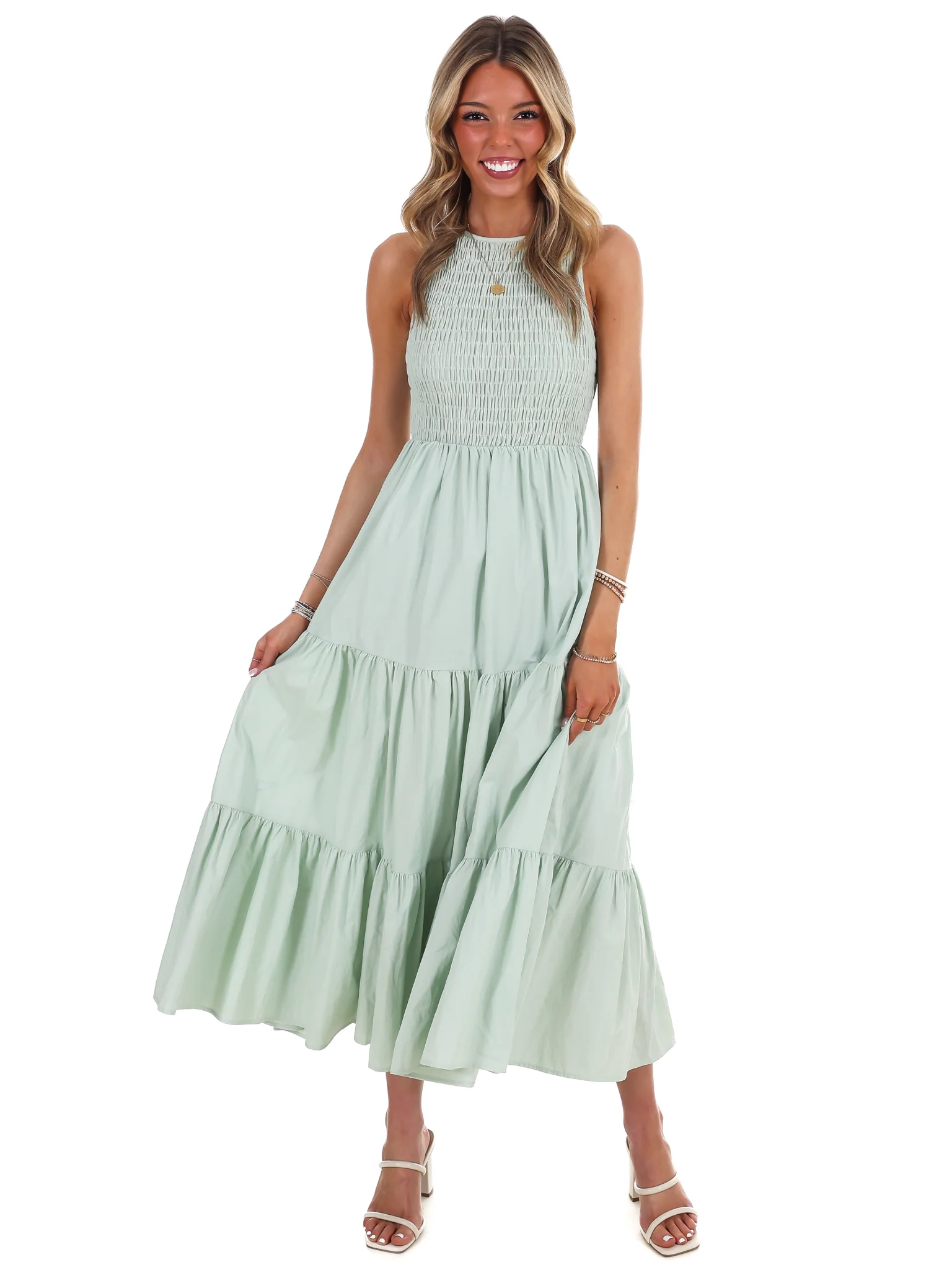 Basic Beauty Tiered Midi Dress - Image 6