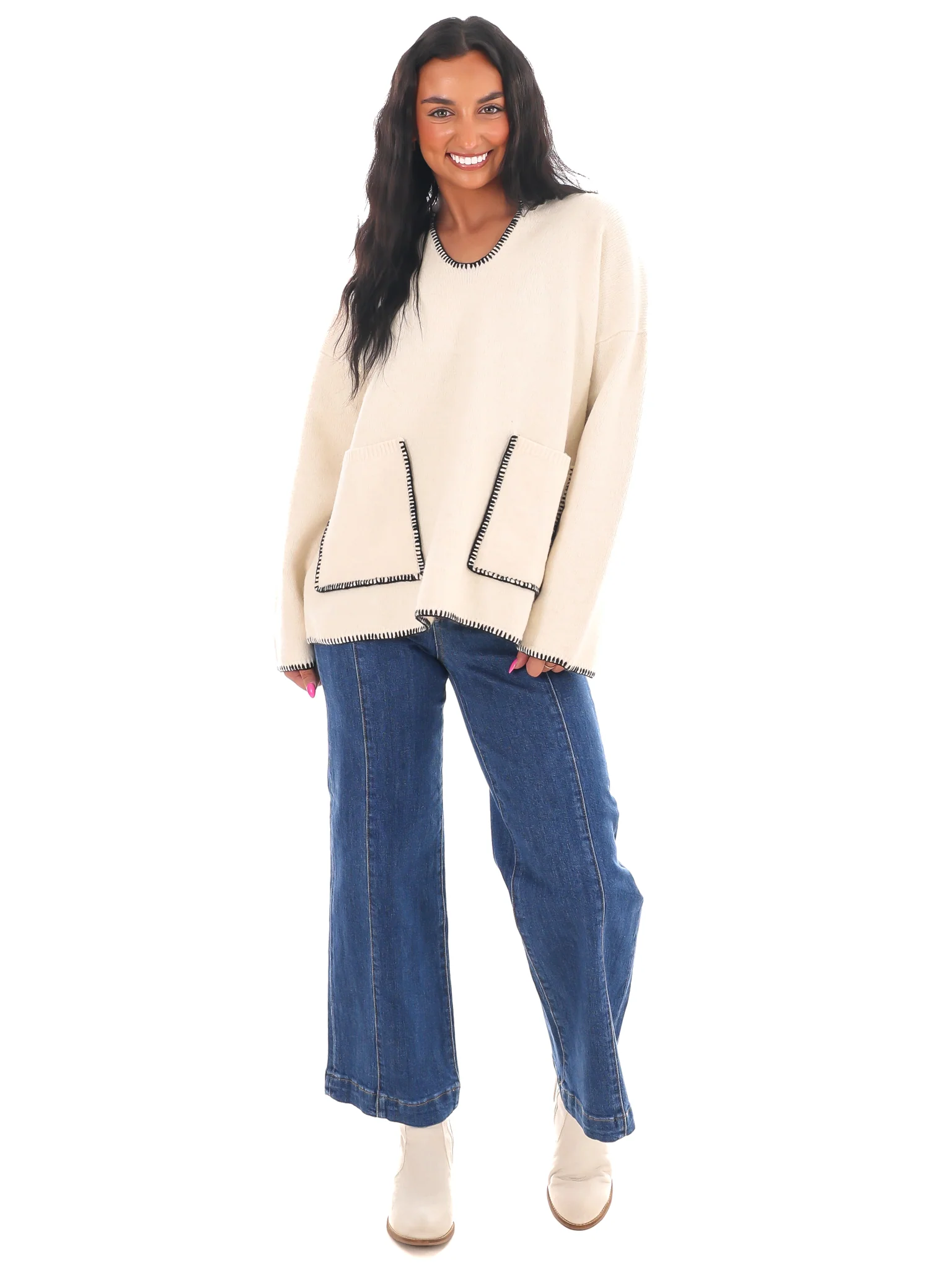 Be Good to Me Sweater Top - Image 6