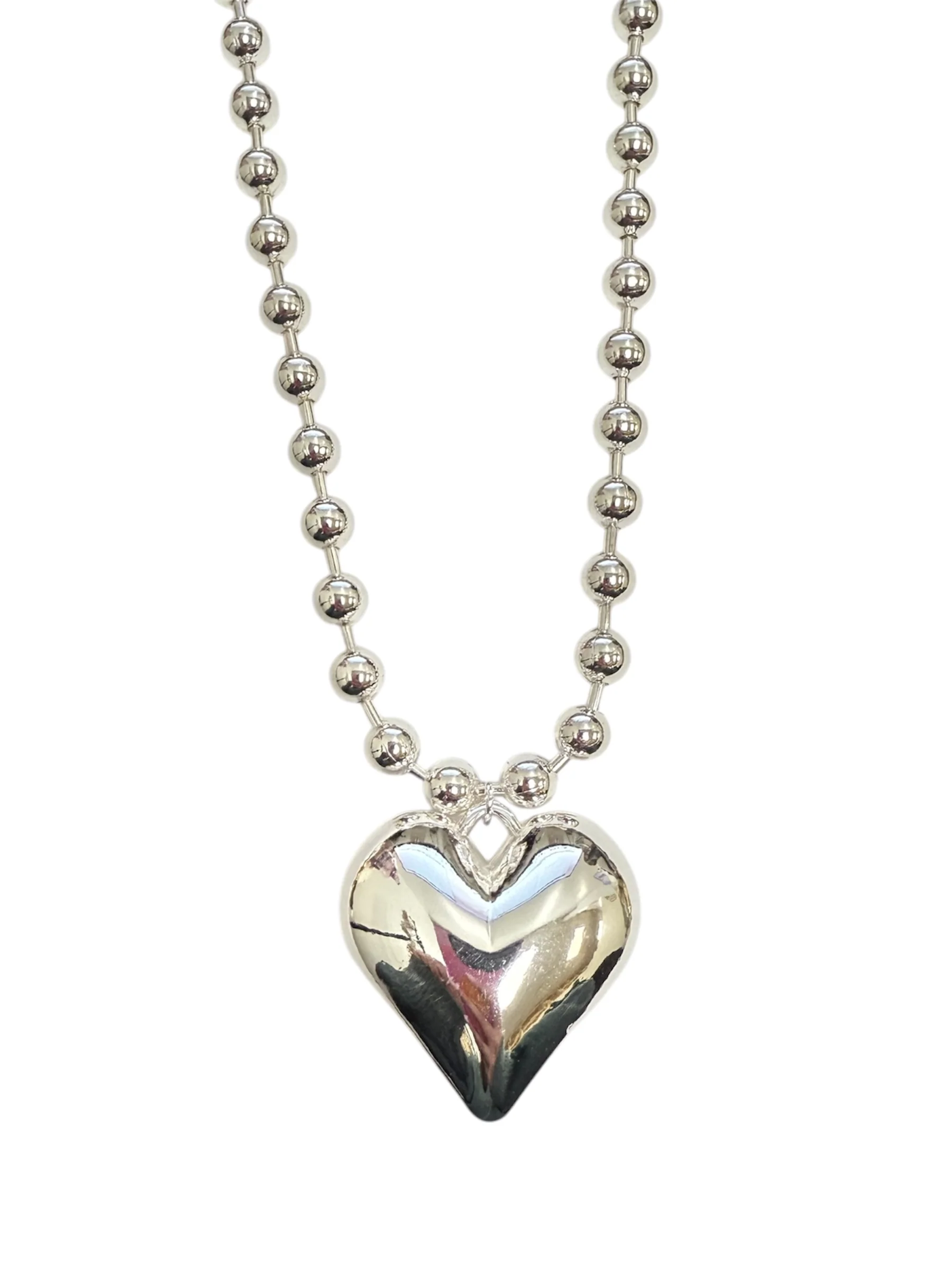 Beaded Heart Necklace - Image 2