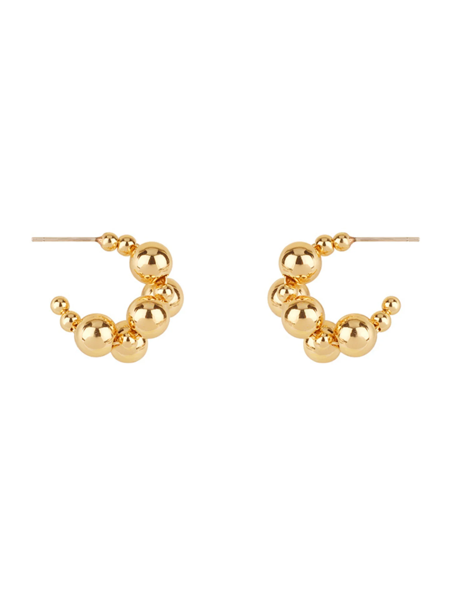 Beaded Hoop Earrings