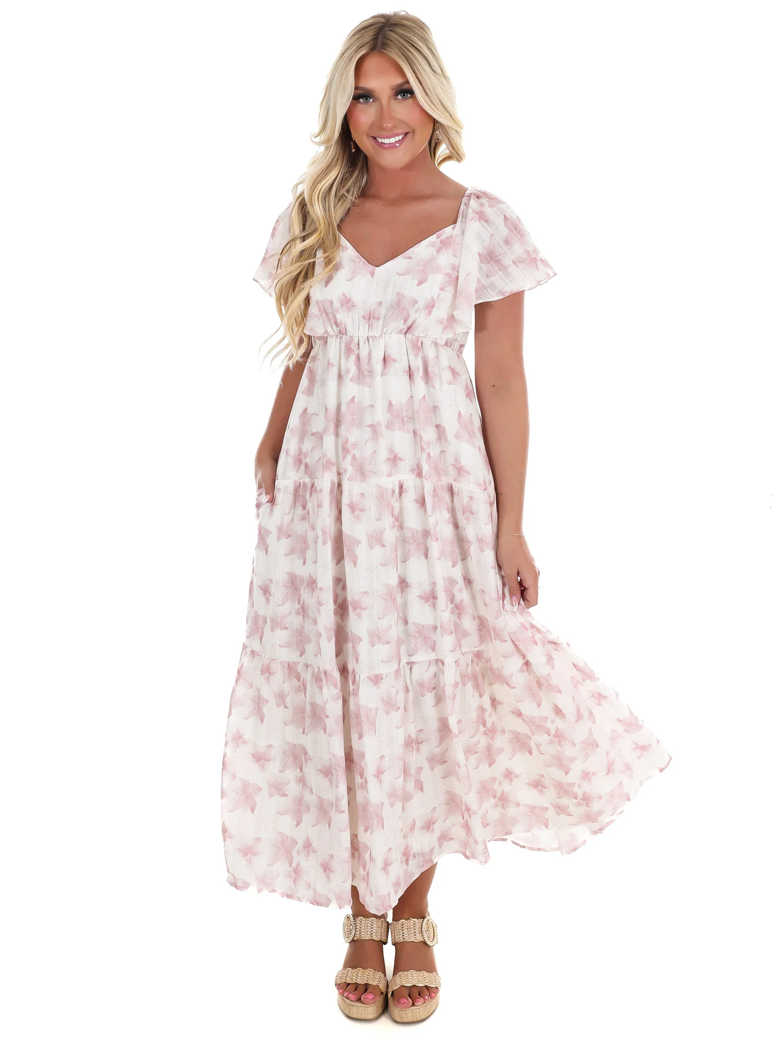 Beat of My Heart Floral Midi Dress - Image 3