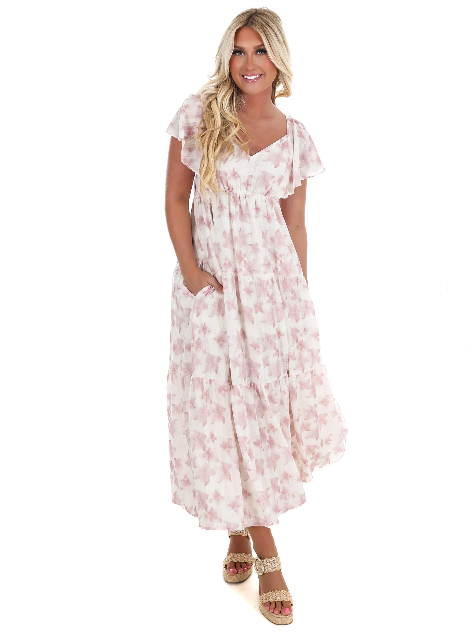 Beat of My Heart Floral Midi Dress - Image 4