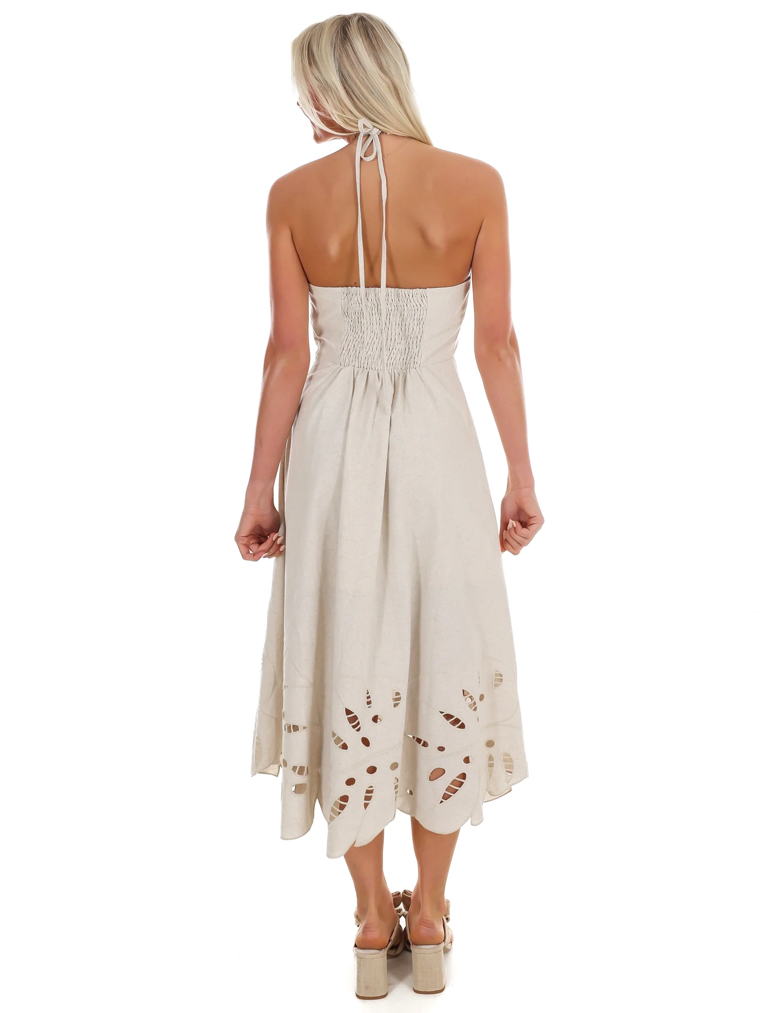 Beautiful Horizon Halter Midi Dress - Image 9