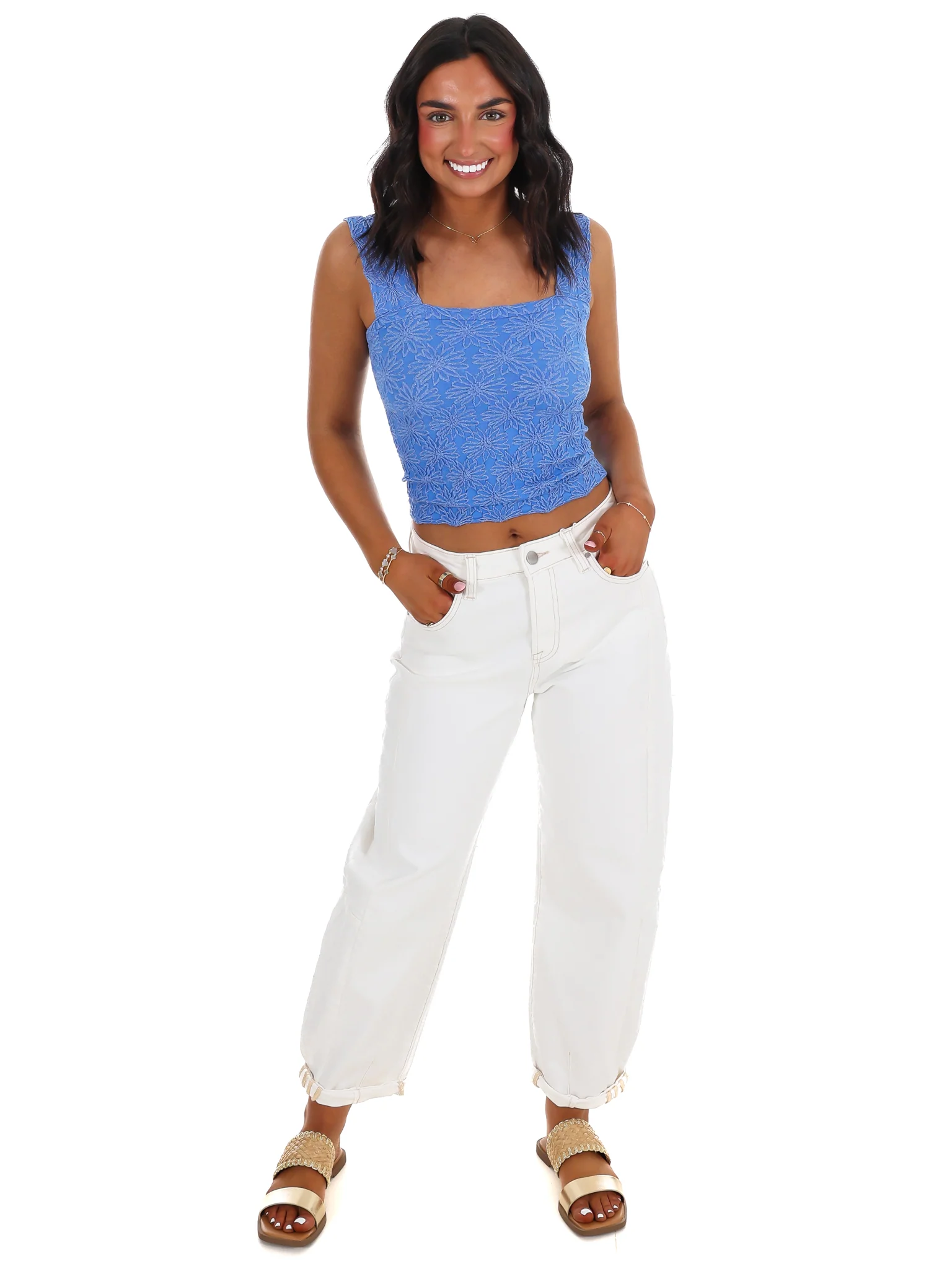 Beautiful Things Floral Tank Top - Image 11
