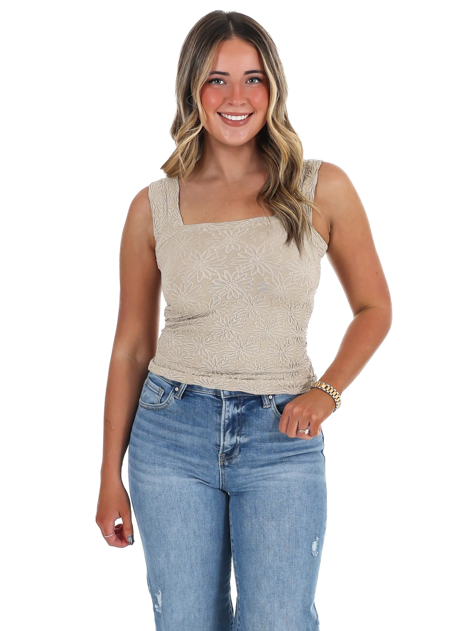 Beautiful Things Floral Tank Top - Image 28