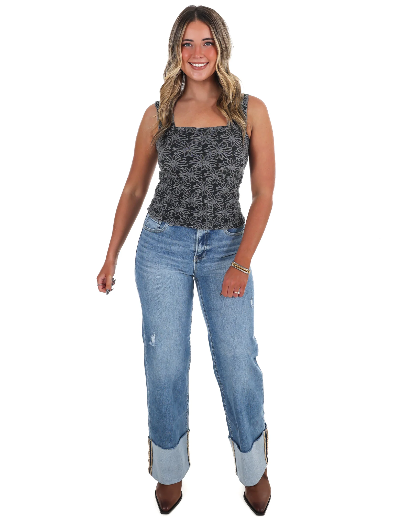 Beautiful Things Floral Tank Top - Image 39