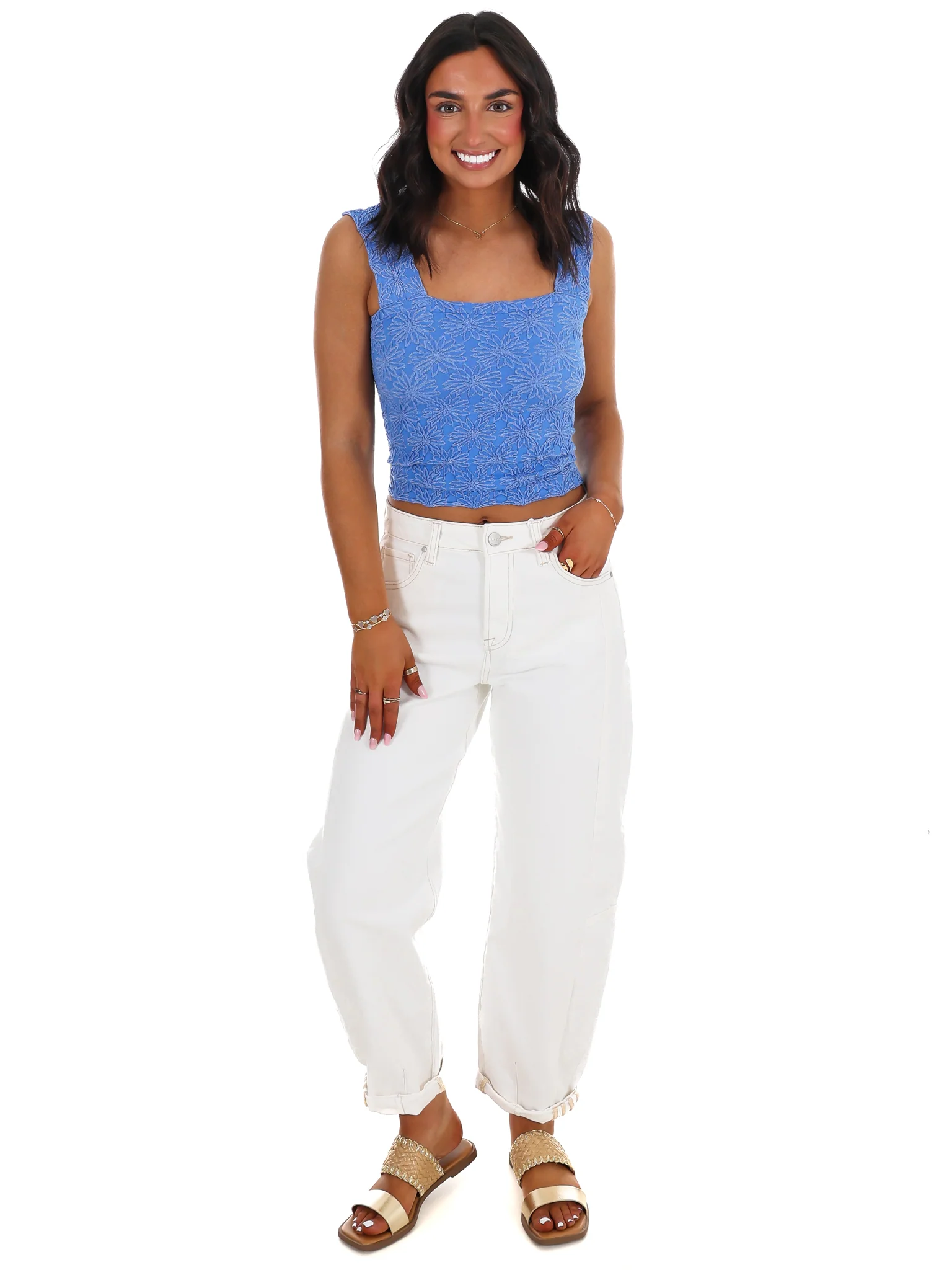 Beautiful Things Floral Tank Top - Image 9