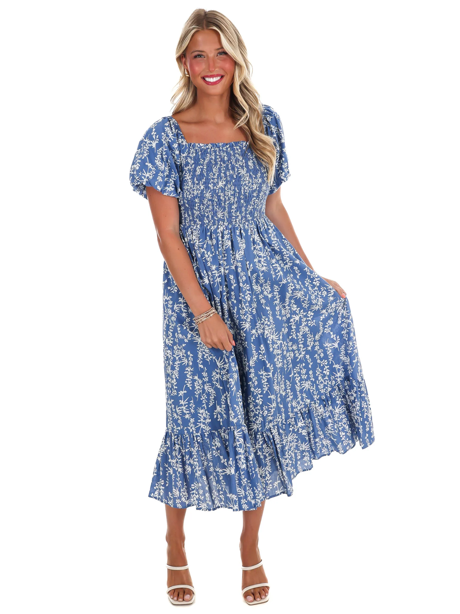 Beauty of Now Floral Midi Dress - Image 4
