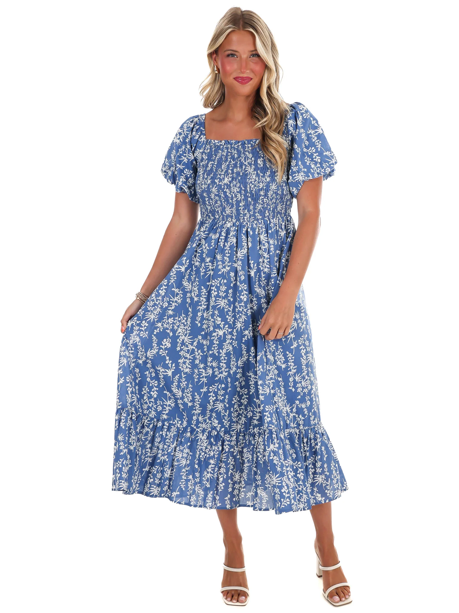 Beauty of Now Floral Midi Dress - Image 5