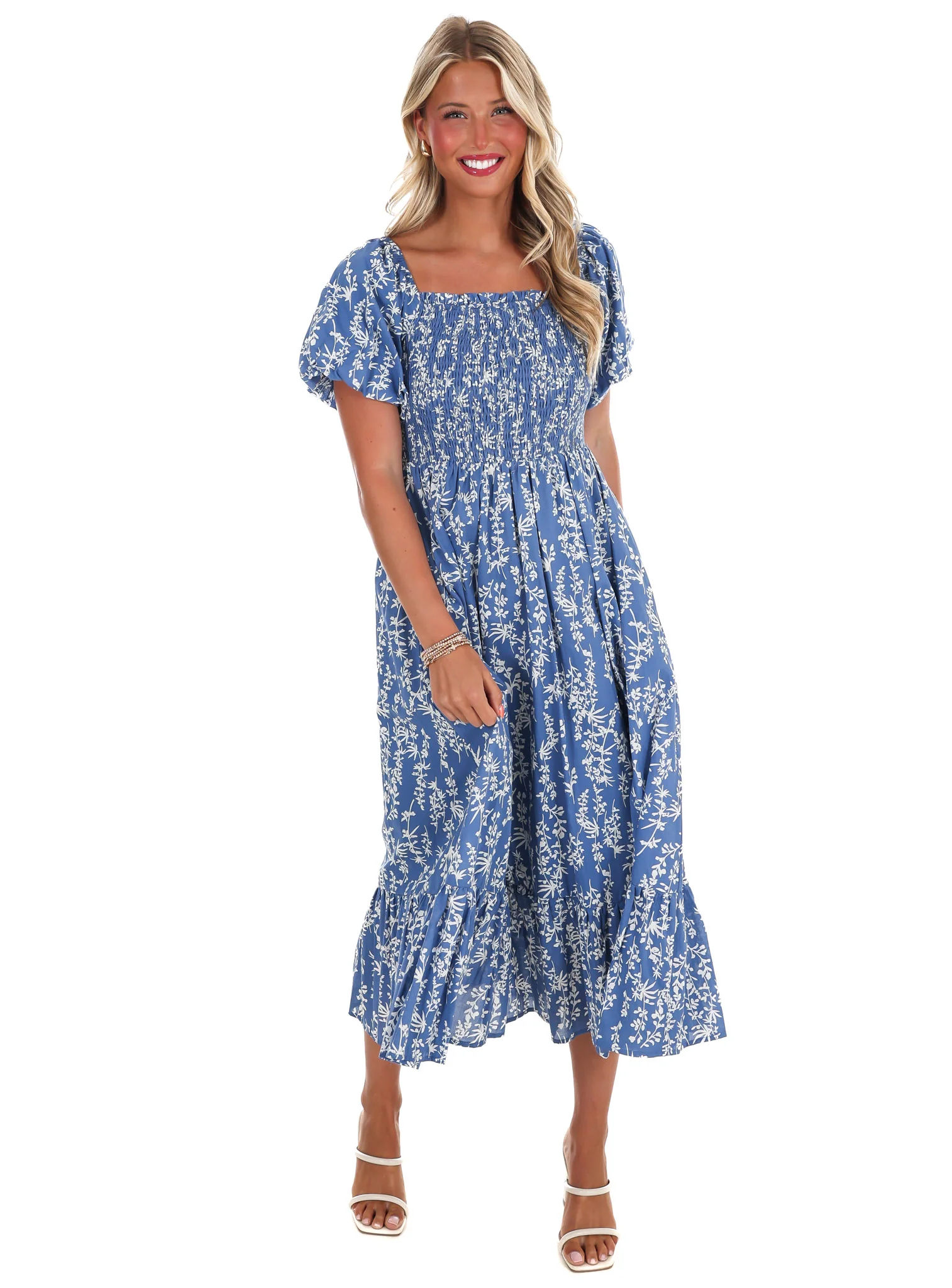 Beauty of Now Floral Midi Dress - Image 6