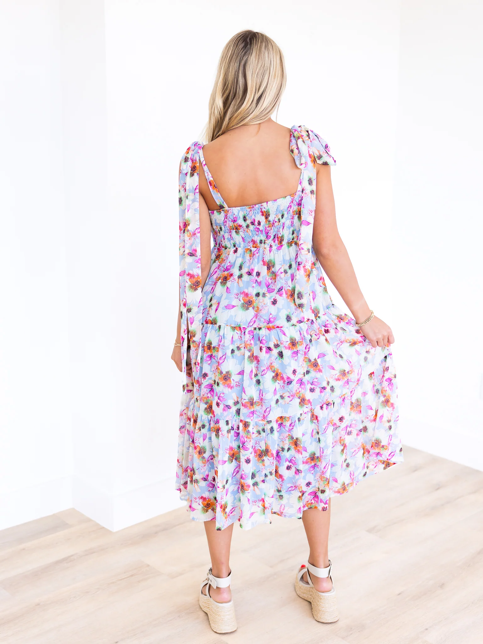 Because I'm Happy Floral Maxi Dress - Image 7