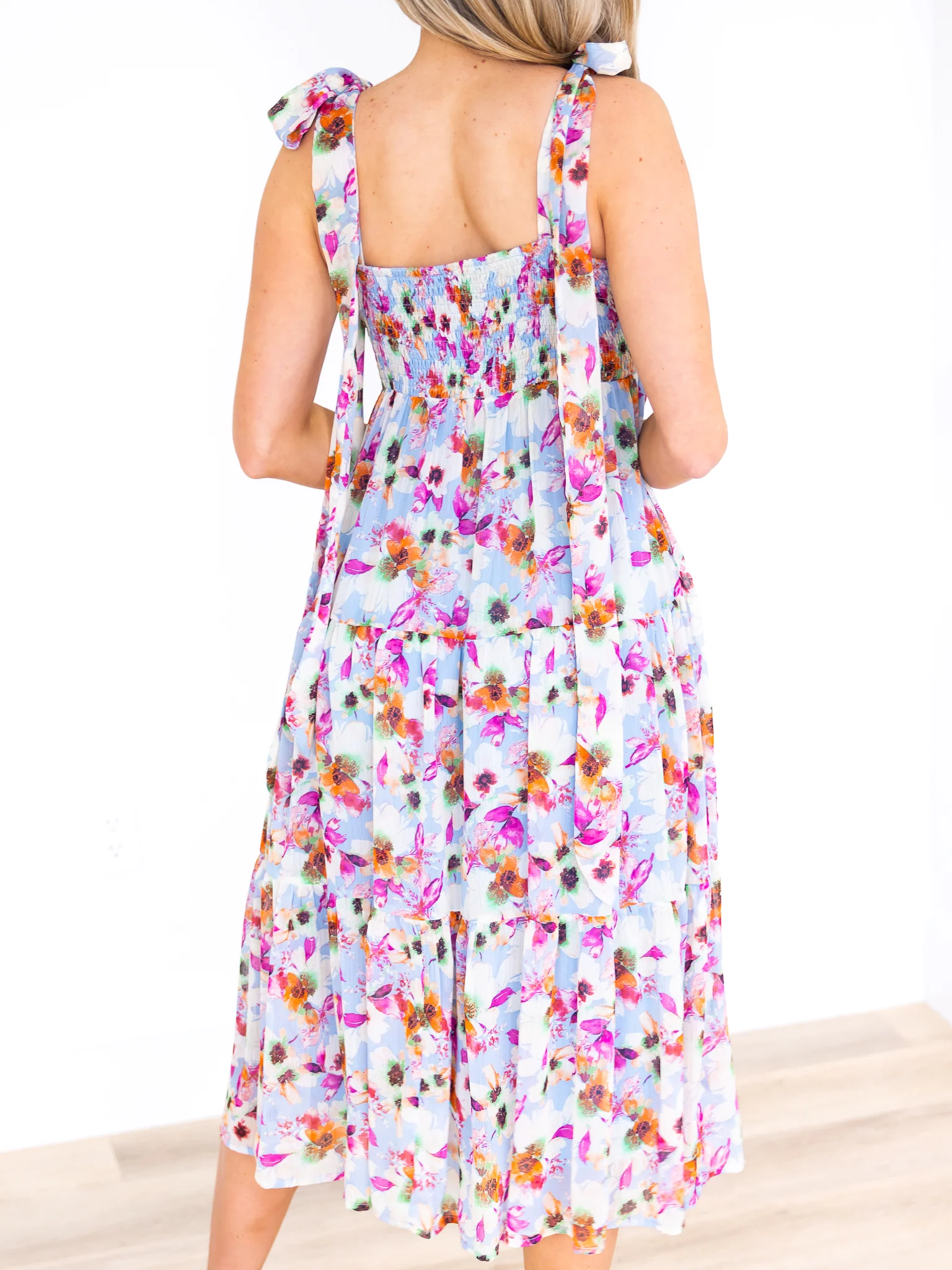 Because I'm Happy Floral Maxi Dress - Image 9