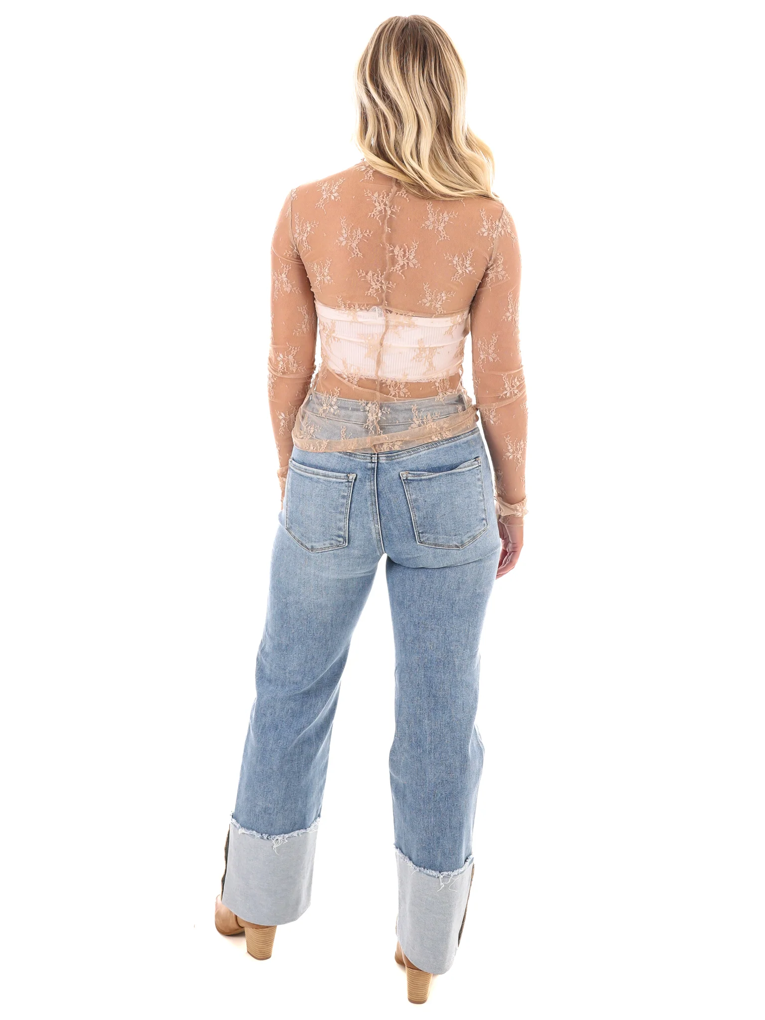 Become Your Best Mesh Lace Top - Image 37
