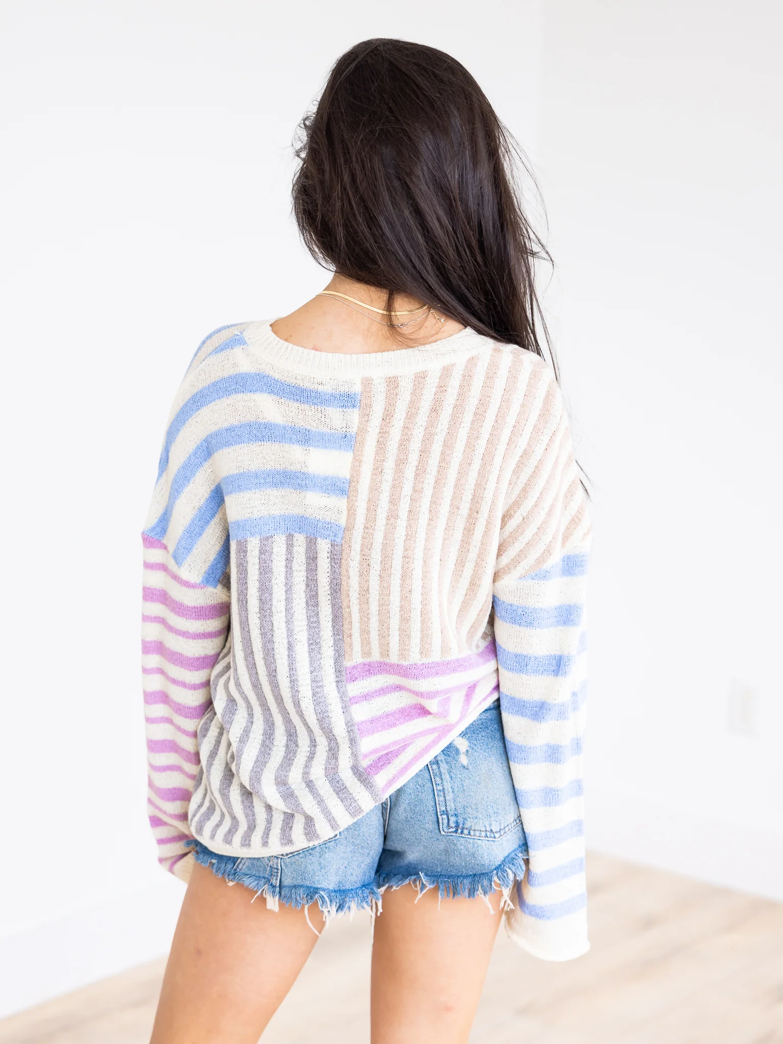Believe in Magic Striped Sweater - Image 7