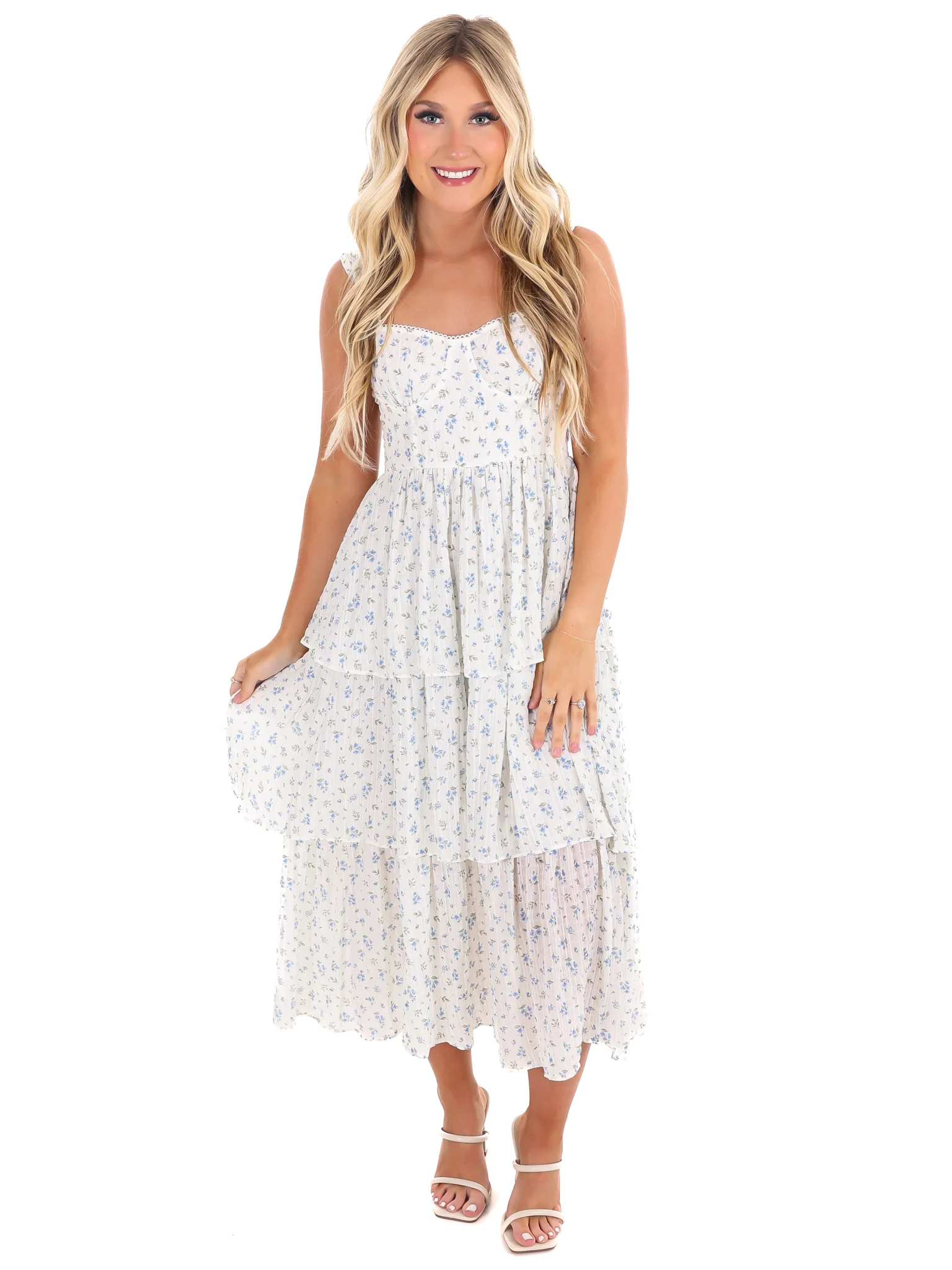 Better Ending Floral Midi Dress - Image 3