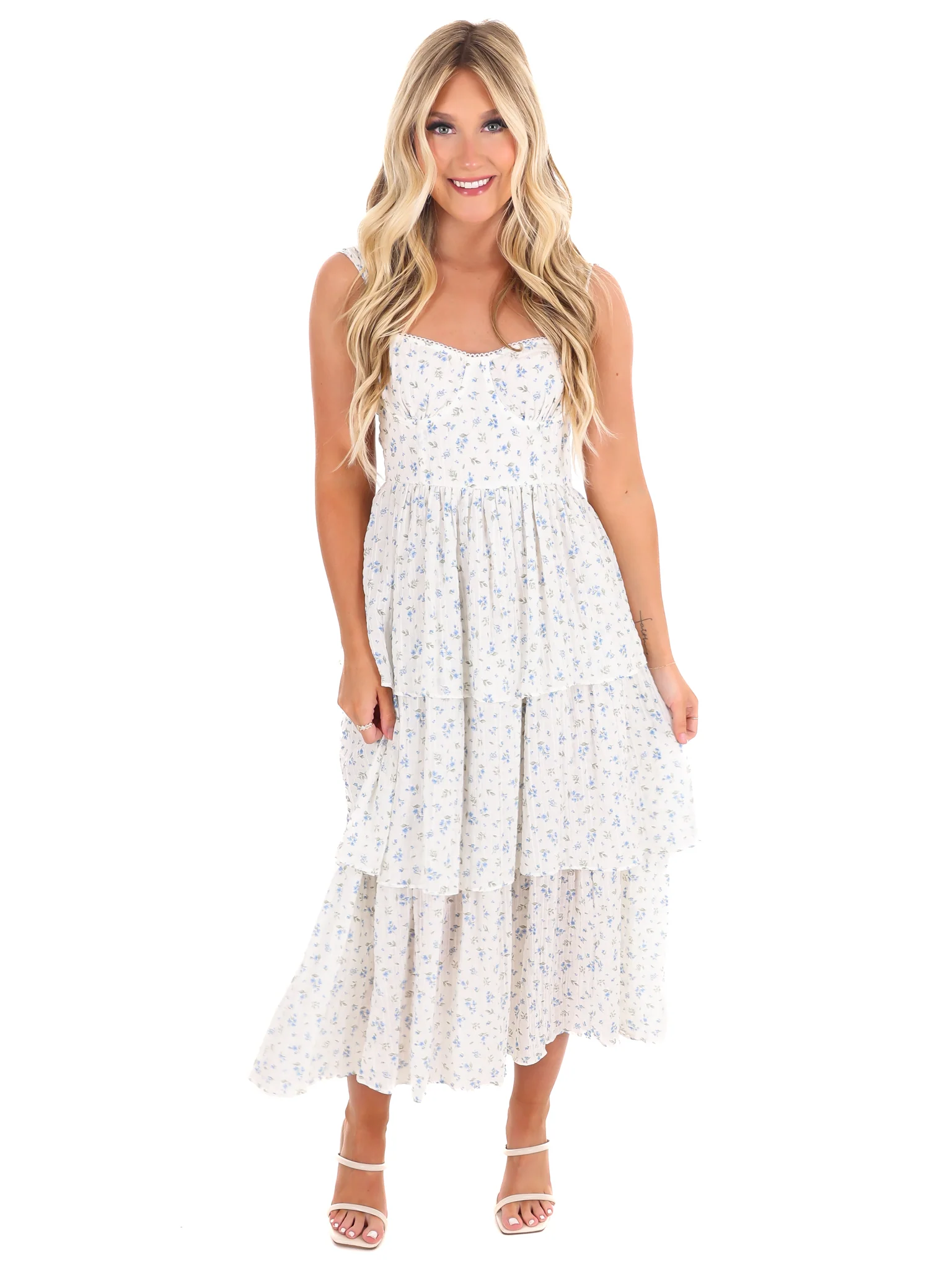 Better Ending Floral Midi Dress - Image 4