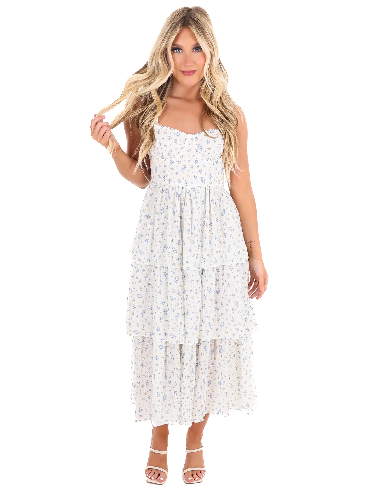 Better Ending Floral Midi Dress - Image 5