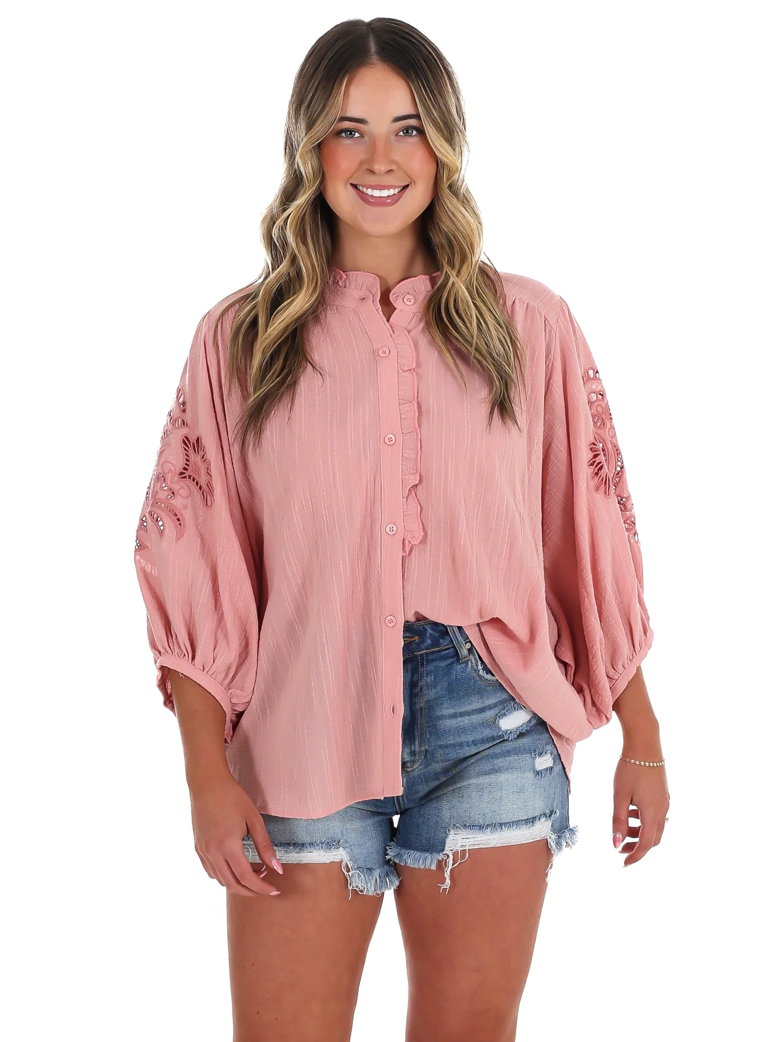 Better Perspective Bubble Sleeve Top - Image 11