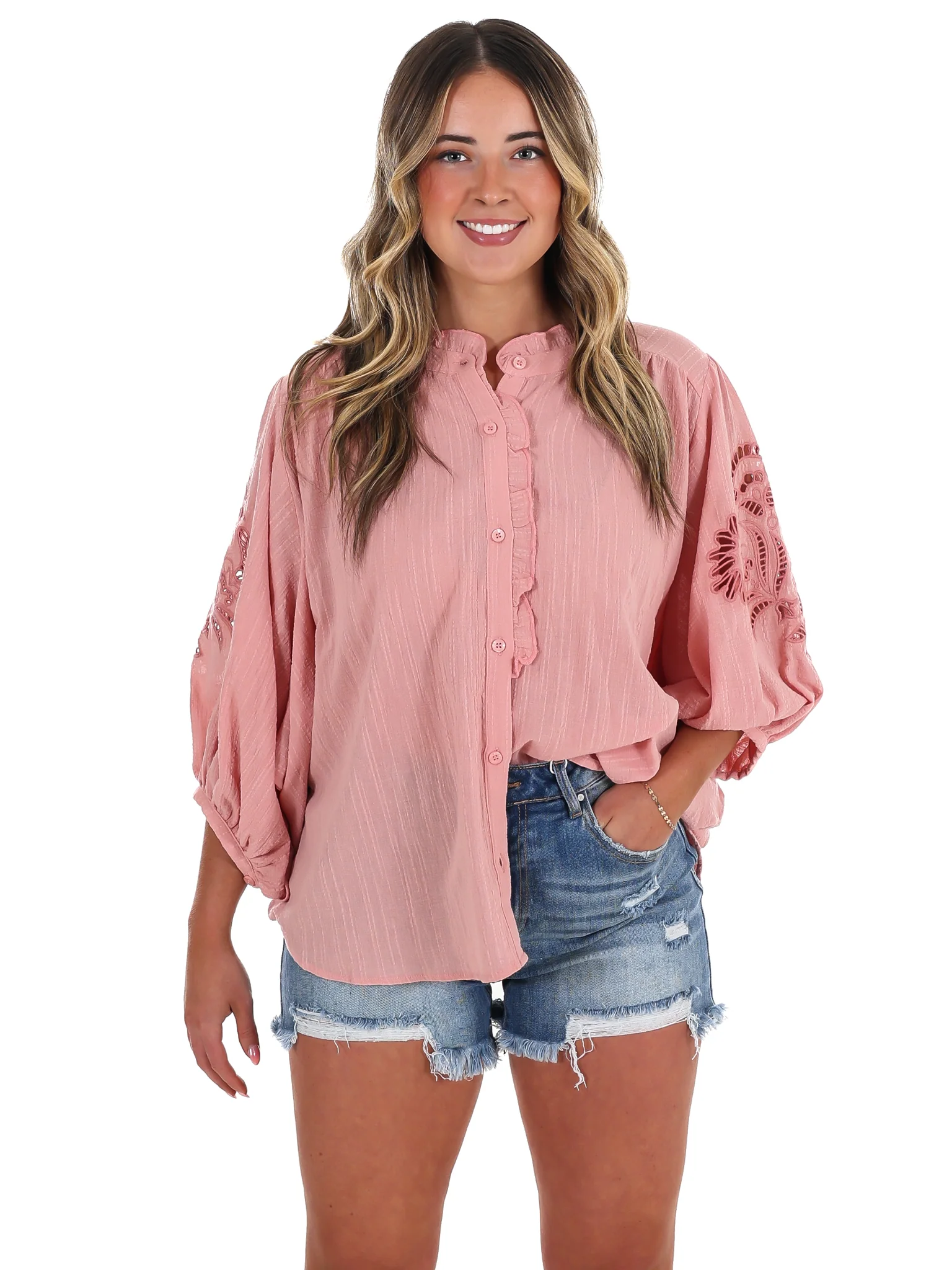 Better Perspective Bubble Sleeve Top - Image 13