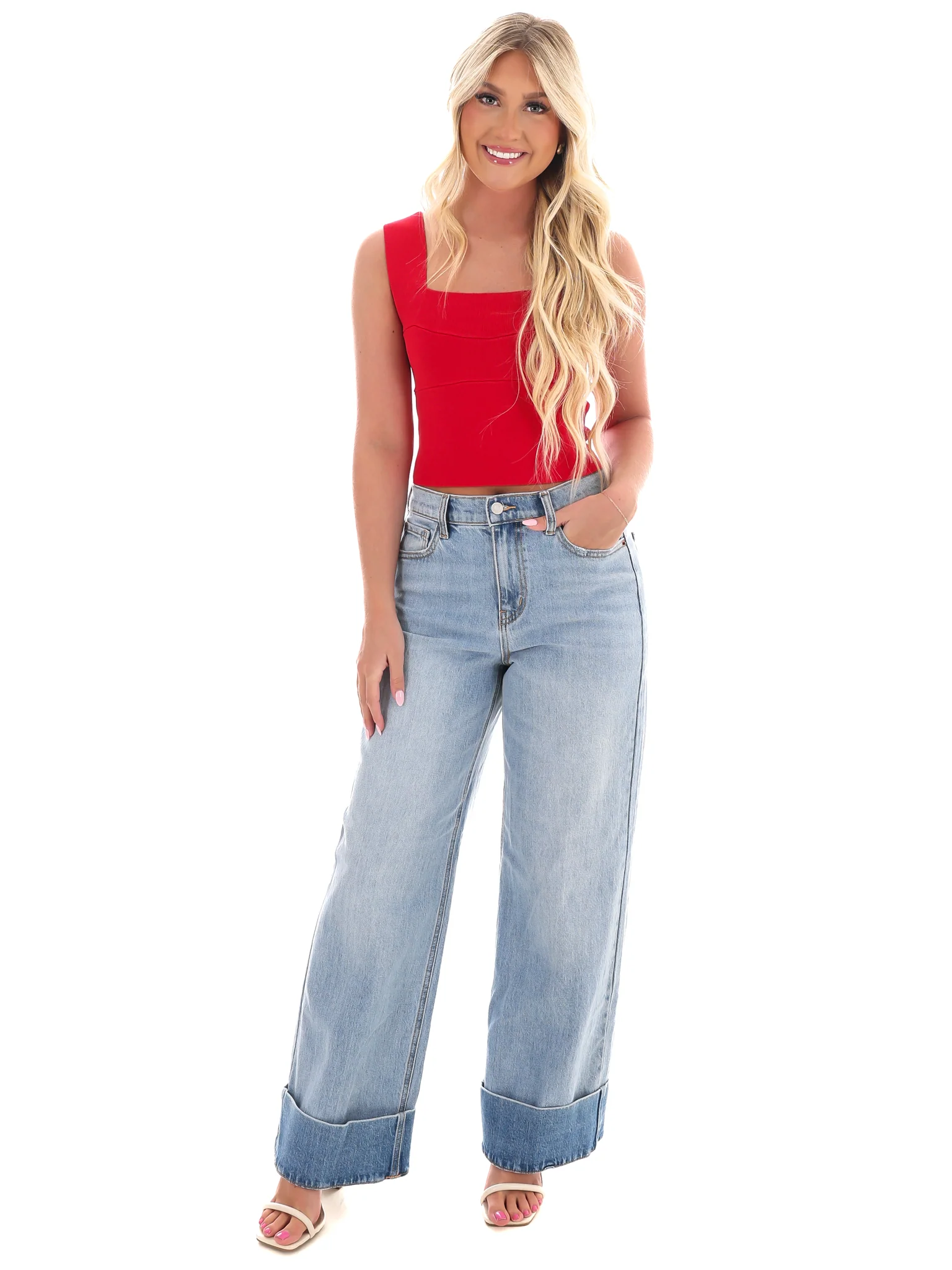 Big Ambitions Sweater Crop Top - Image 15