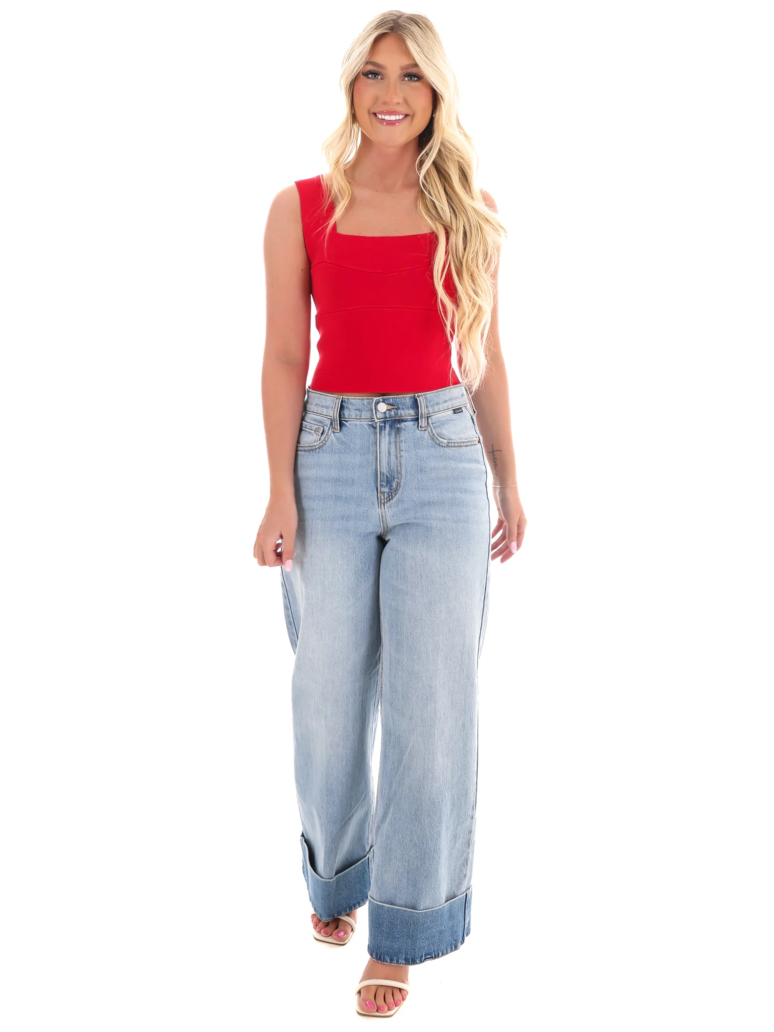 Big Ambitions Sweater Crop Top - Image 17