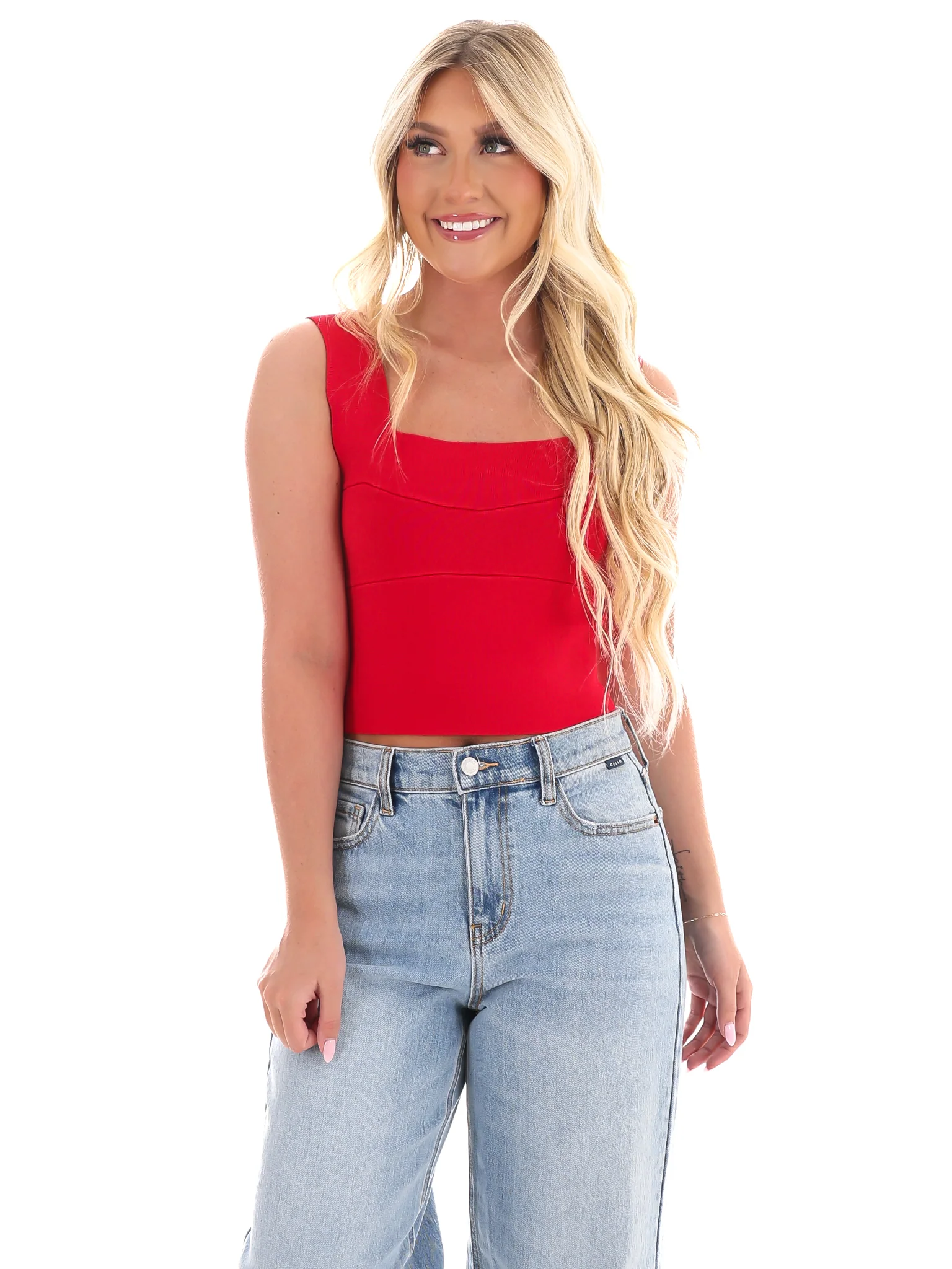 Big Ambitions Sweater Crop Top - Image 18