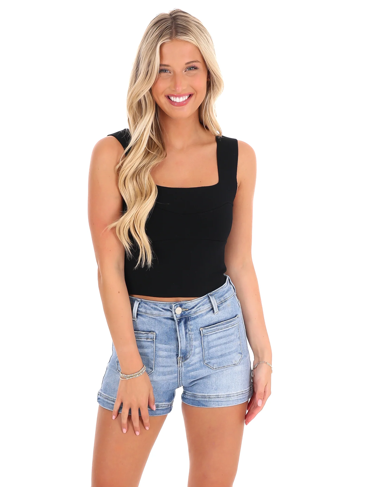 Big Ambitions Sweater Crop Top - Image 9