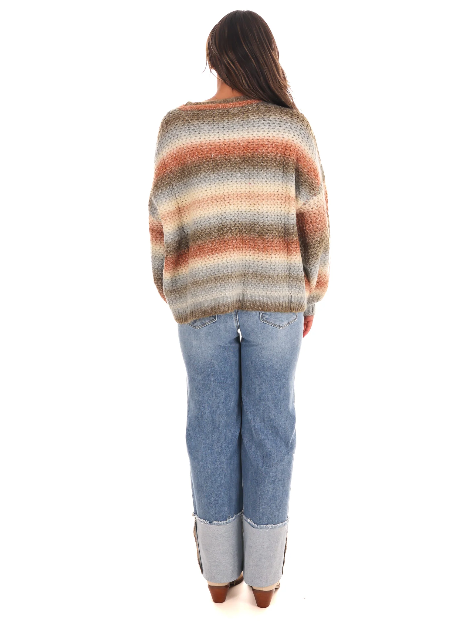 Blissful Comfort Ombre Stripe Sweater - Image 15