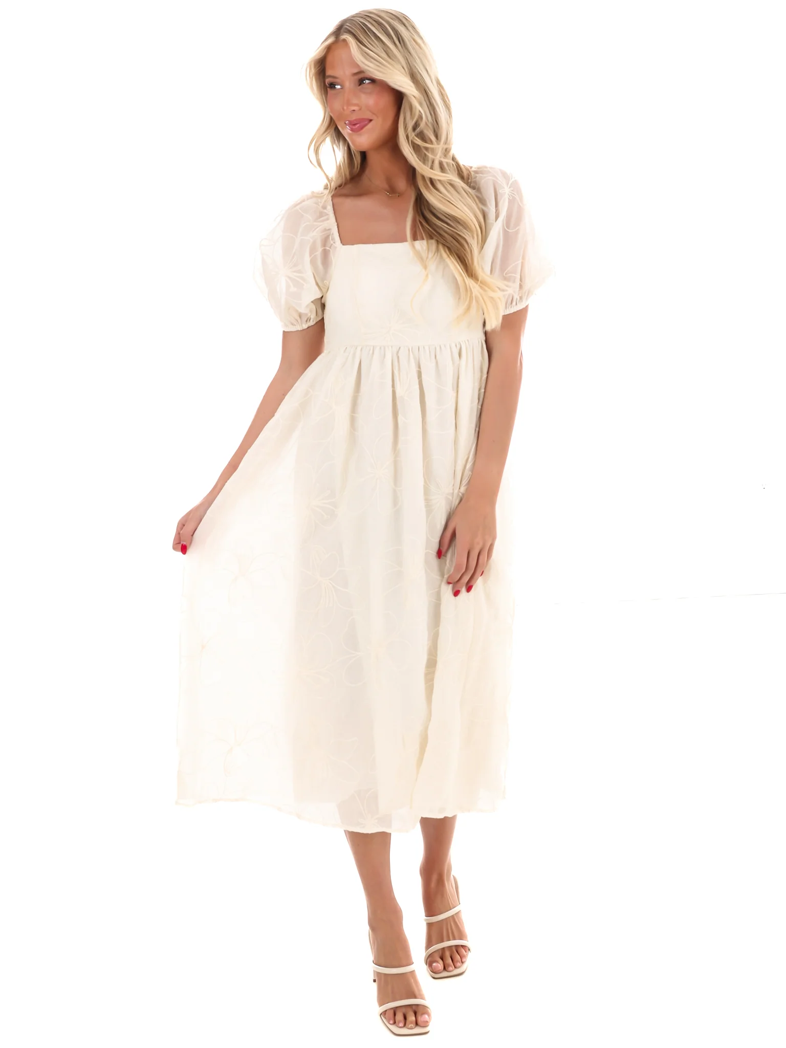 Blooming Love Embroidered Maxi Dress - Image 4