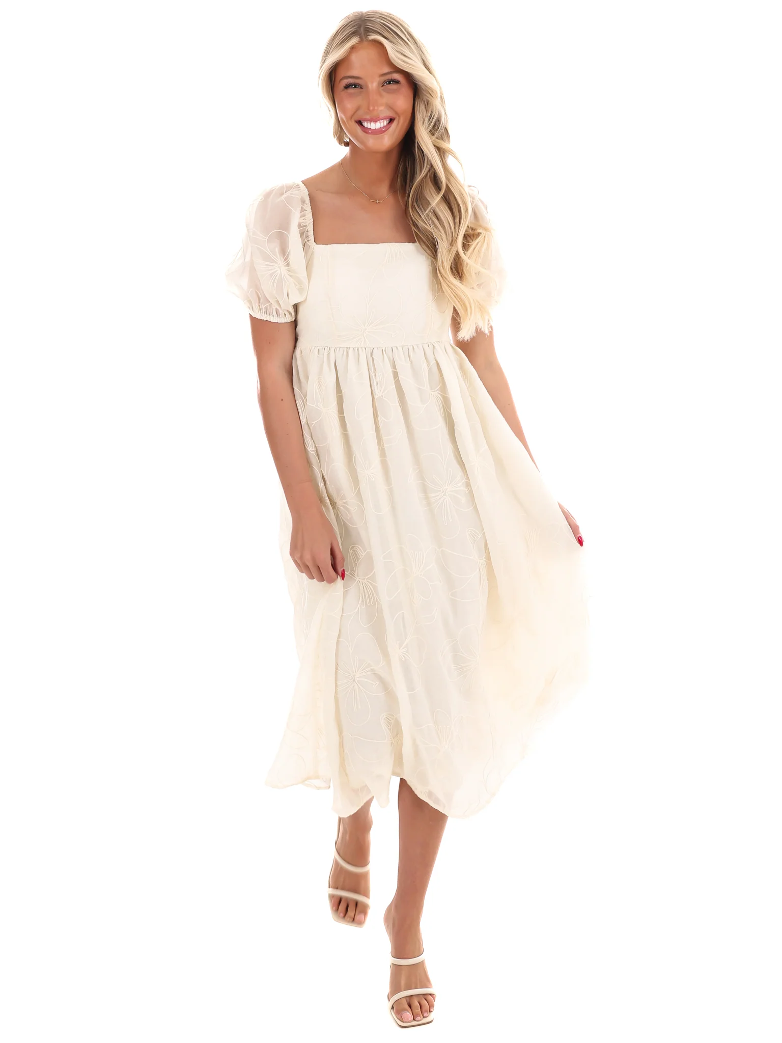 Blooming Love Embroidered Maxi Dress - Image 6