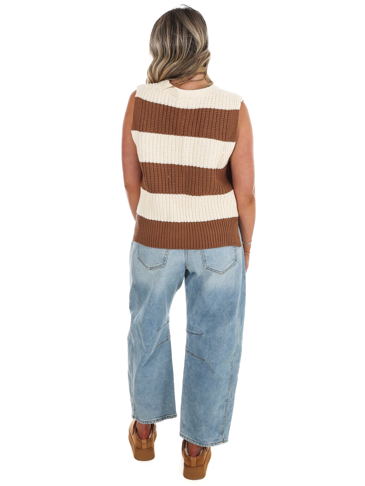 Bold Lines Stripe Sweater Vest - Image 8