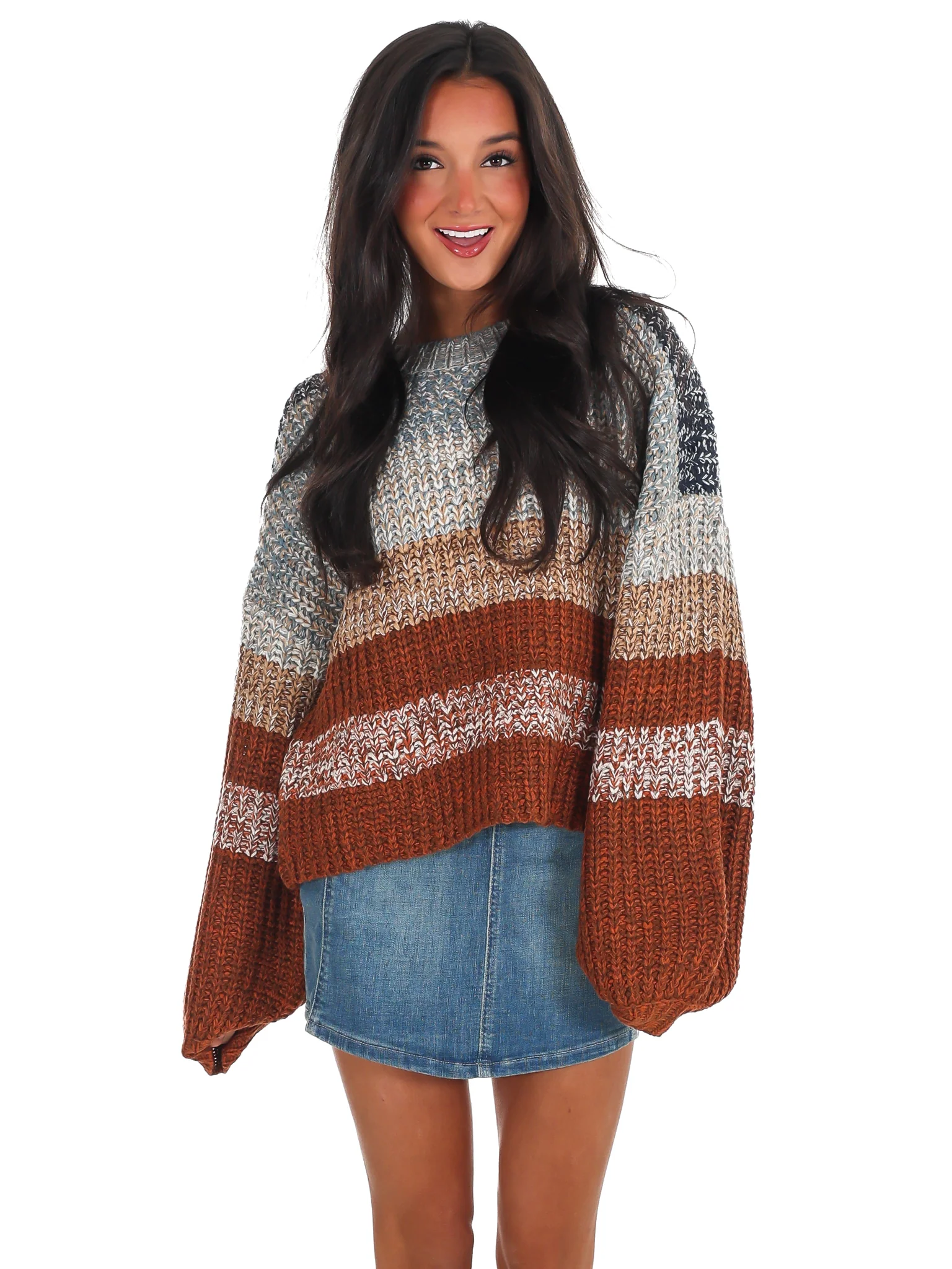 Bold Moves Stripe Sweater