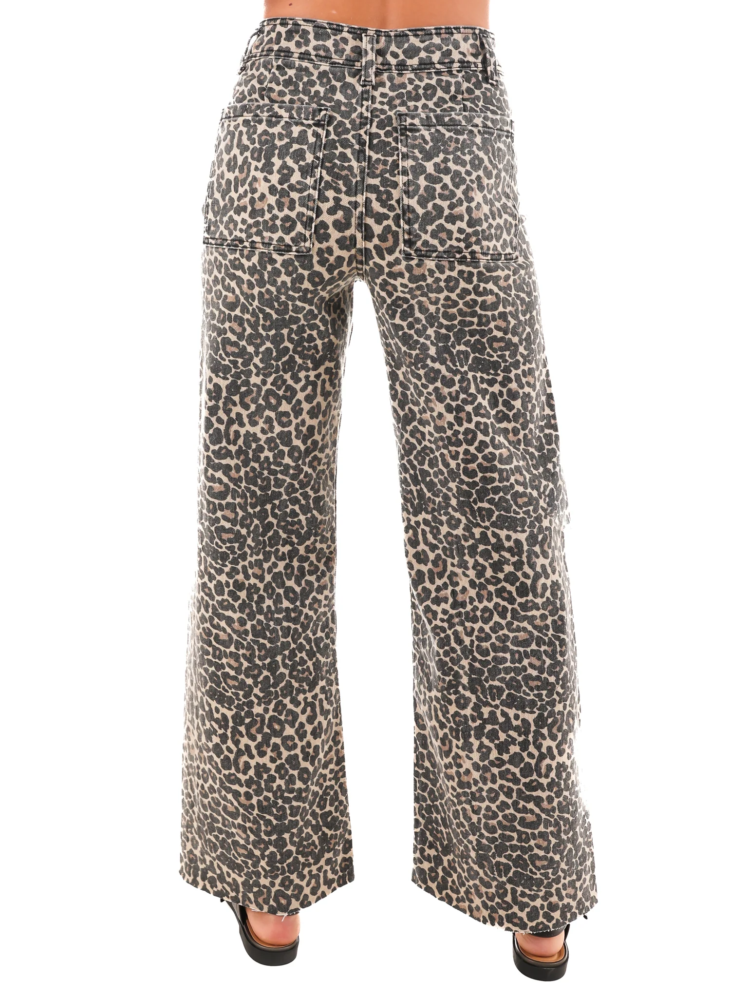 Bold Stride Leopard Print Pants - Image 4