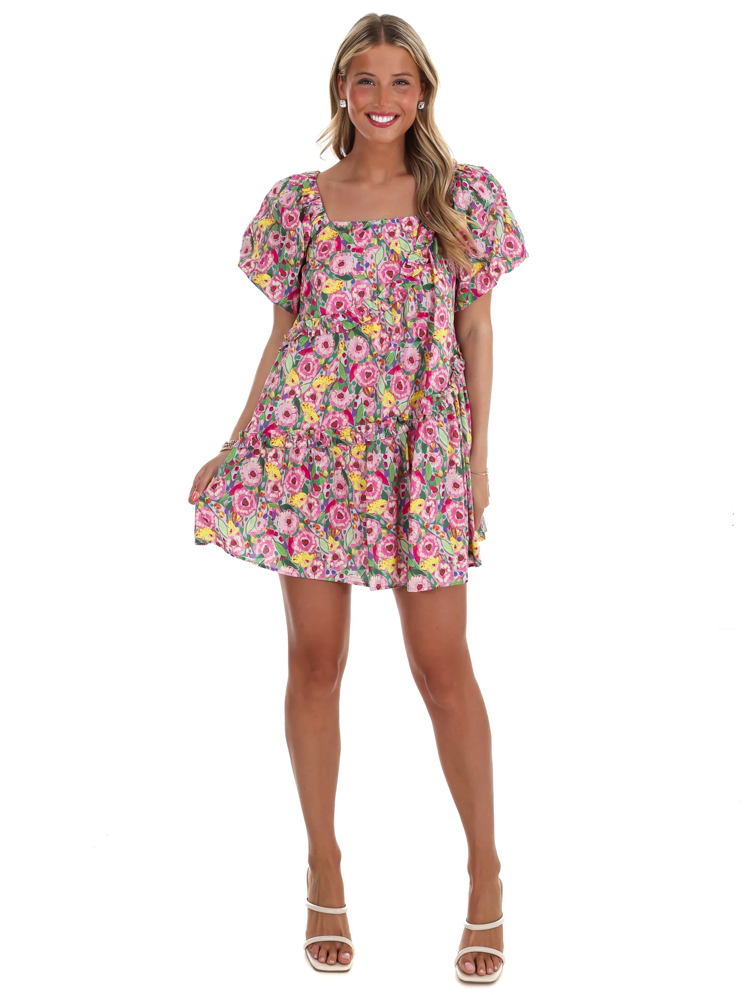 Breaking Free Floral Mini Dress - Image 2
