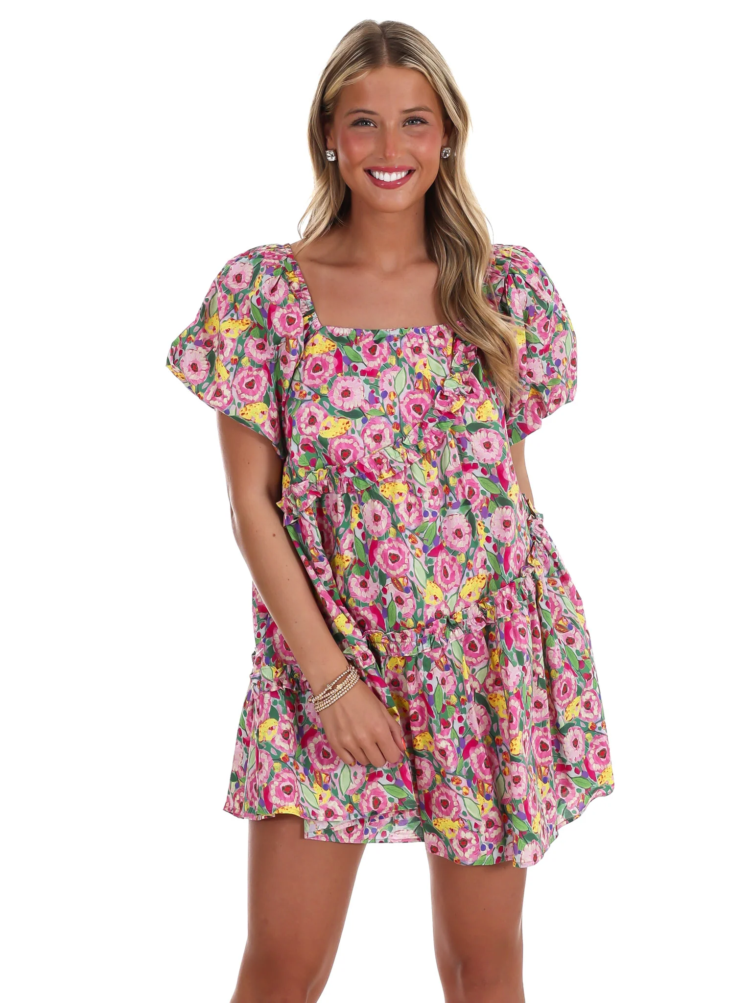 Breaking Free Floral Mini Dress - Image 5