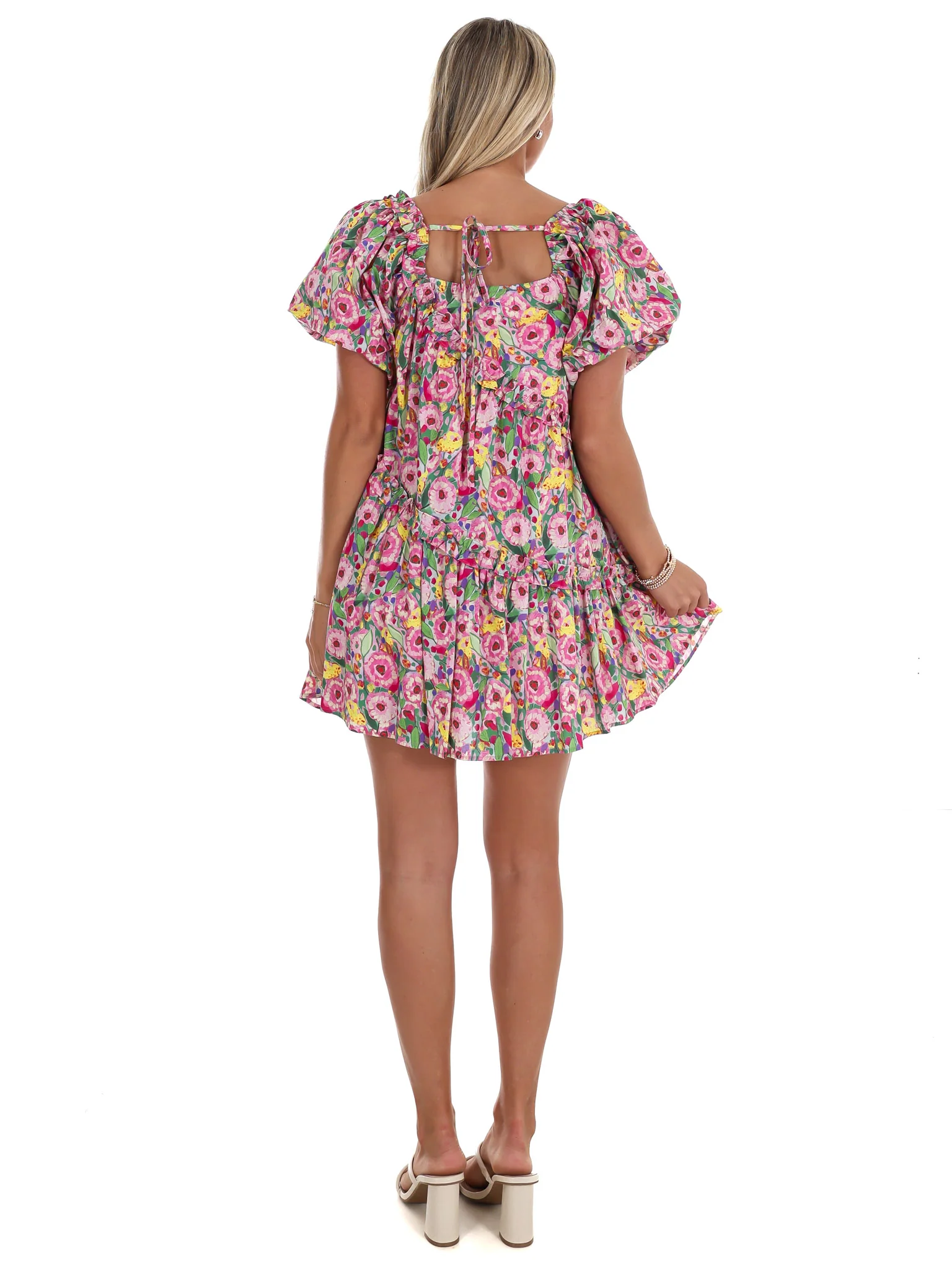 Breaking Free Floral Mini Dress - Image 7