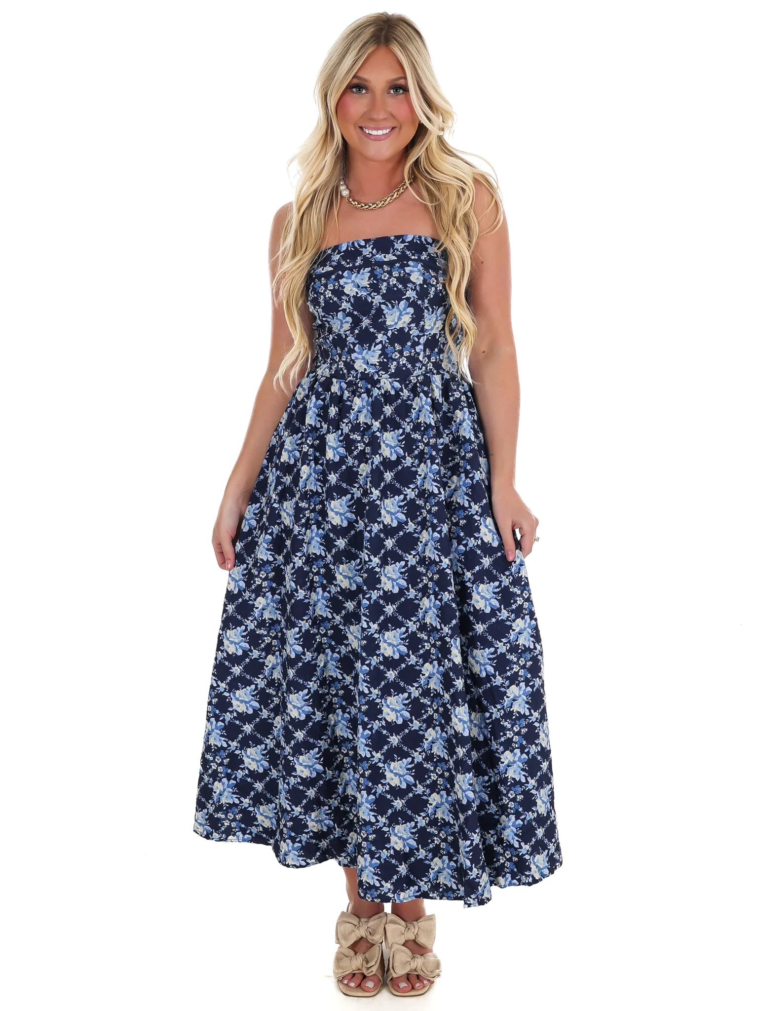 Breathless Floral Midi Dress - Image 2