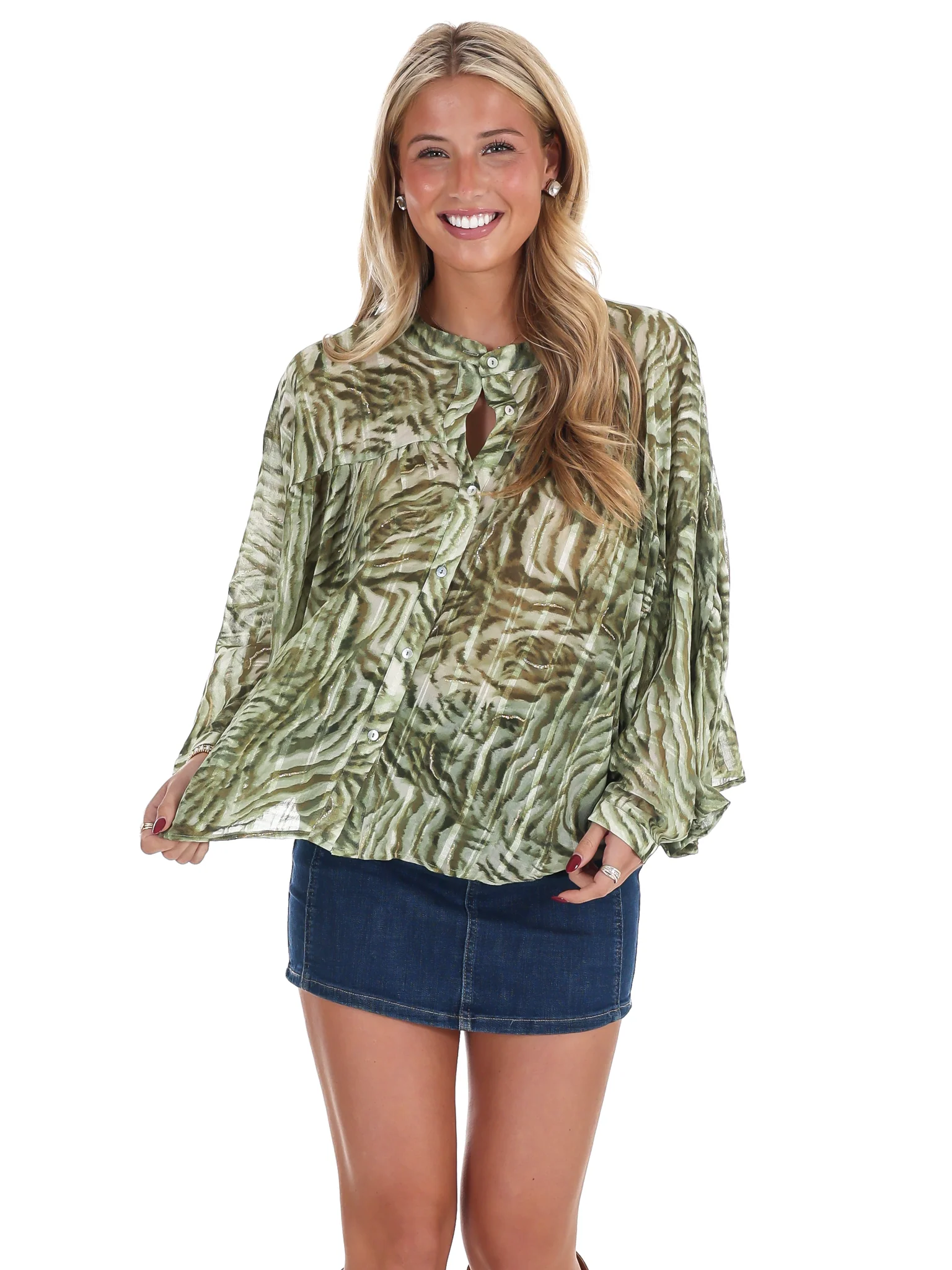Bright Side Print Top - Image 3
