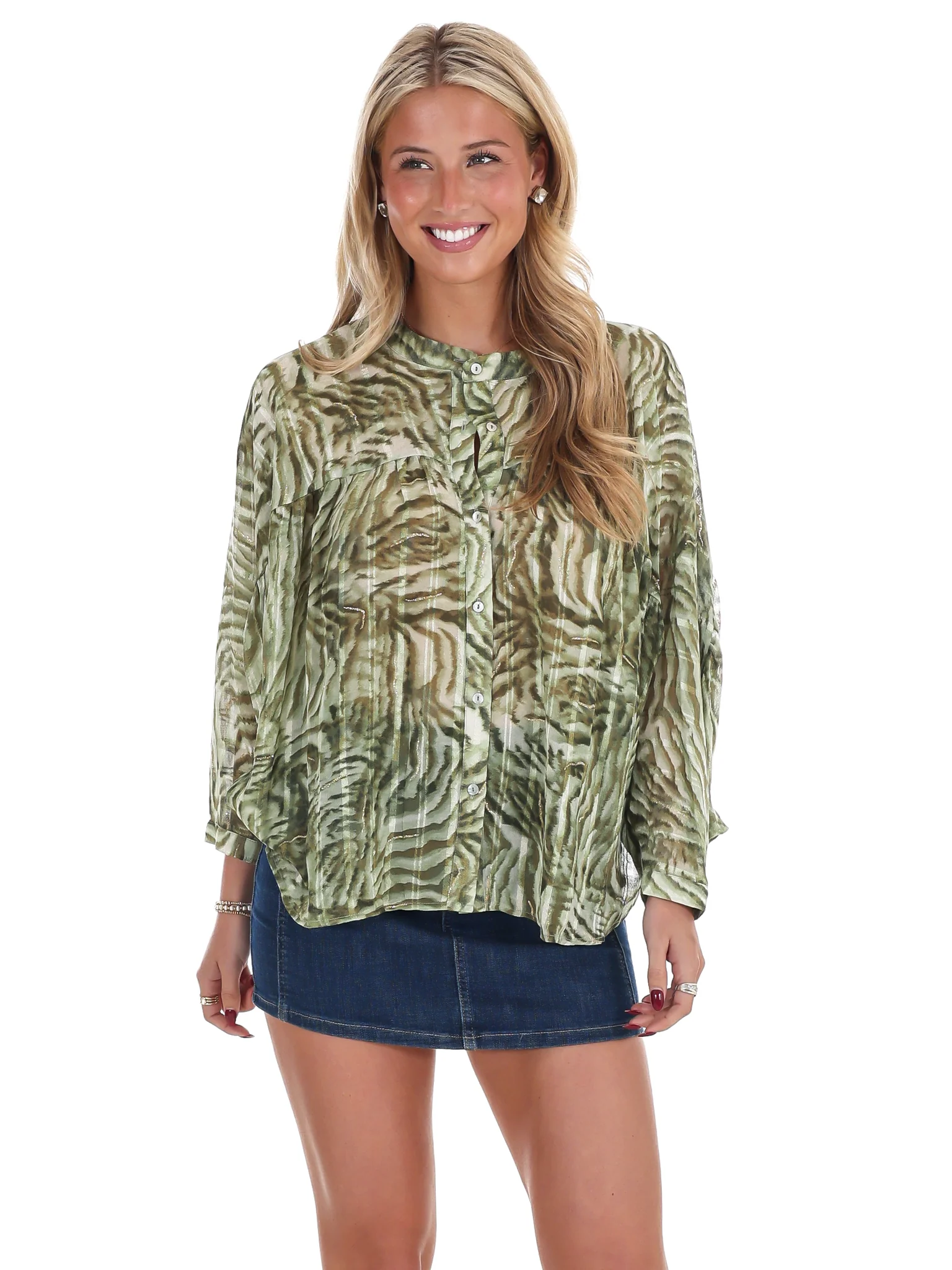 Bright Side Print Top - Image 5