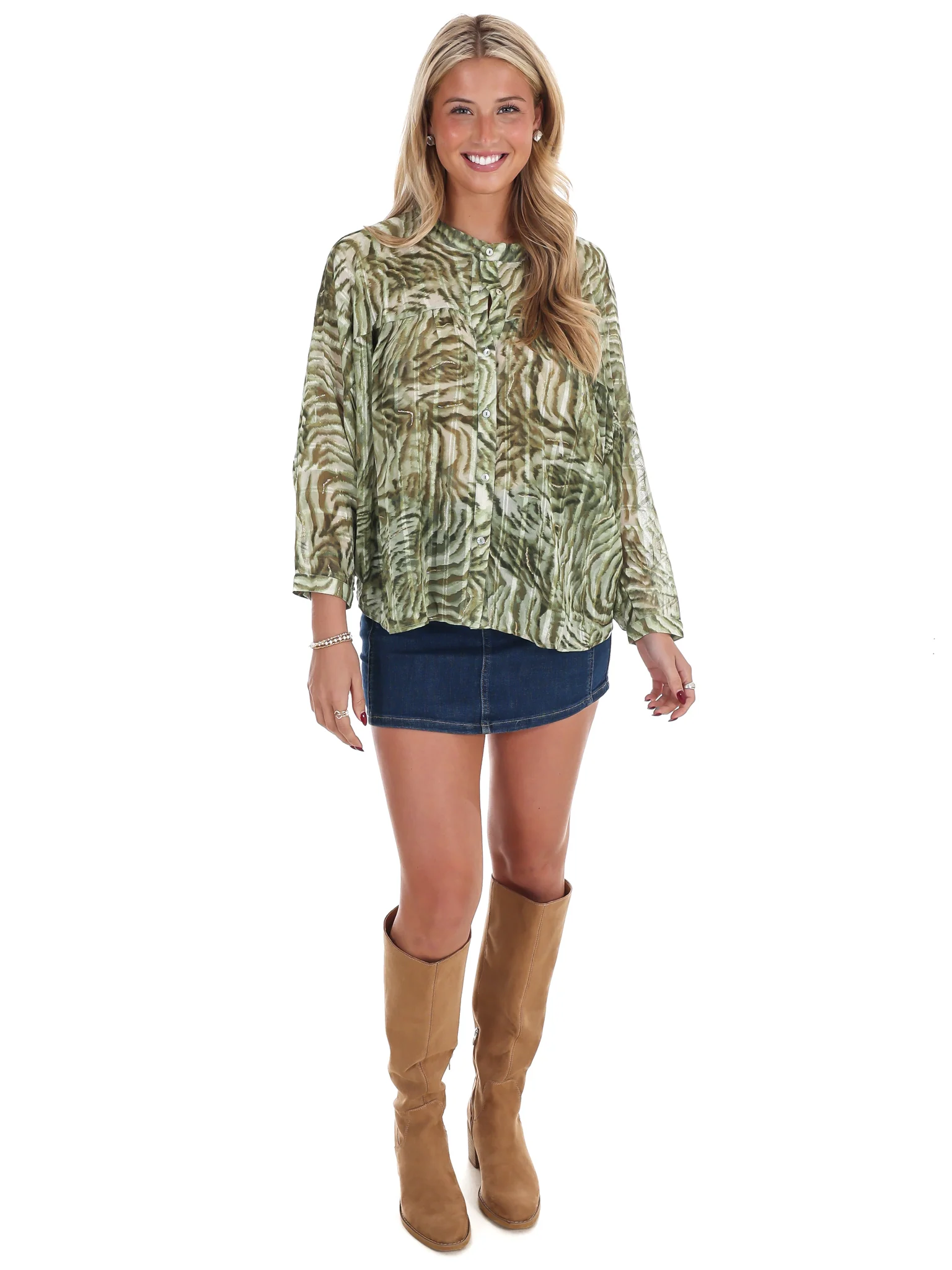 Bright Side Print Top - Image 7