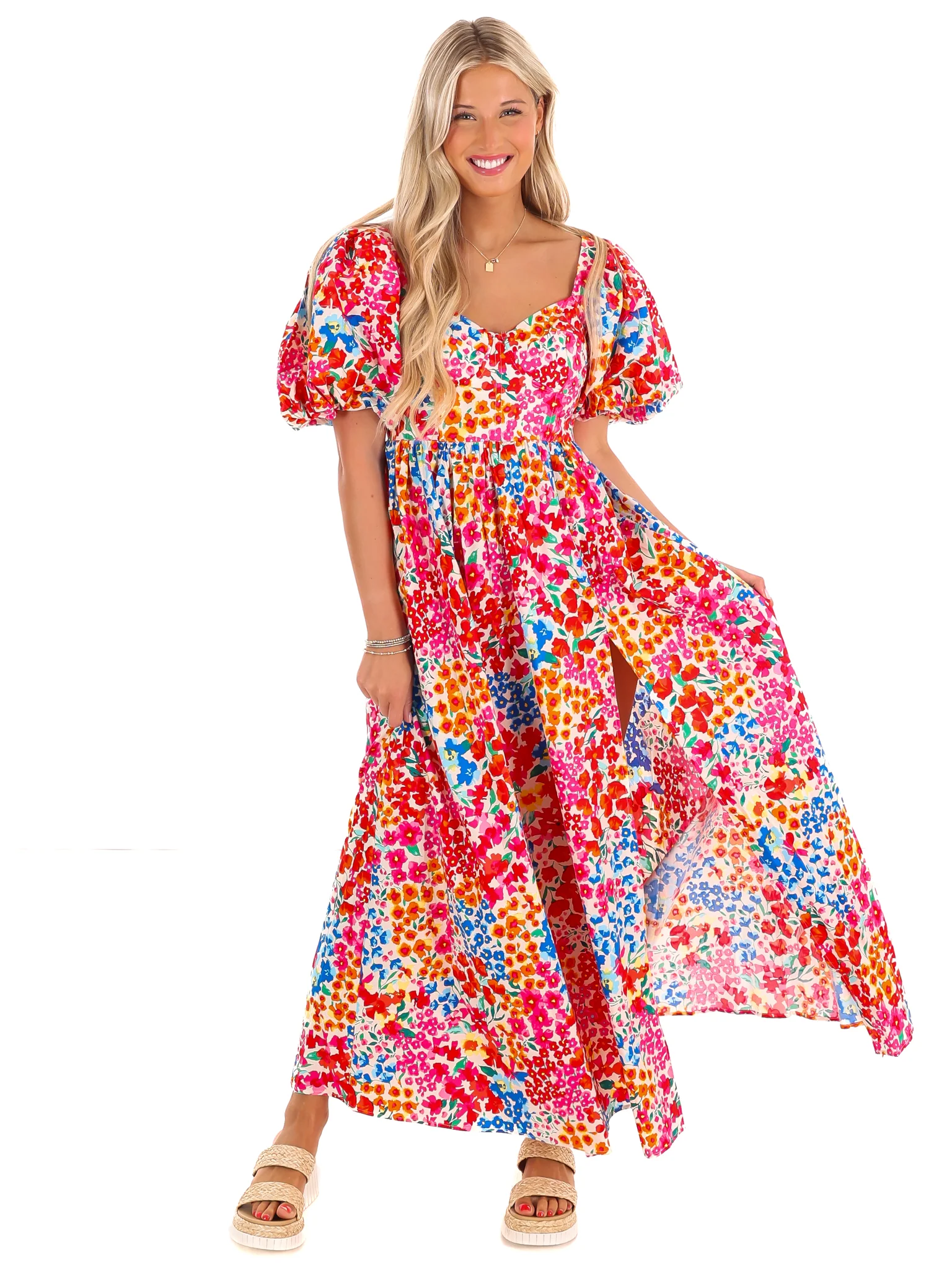 BuddyLove Jacqueline Berry Blue Midi Dress - Image 2
