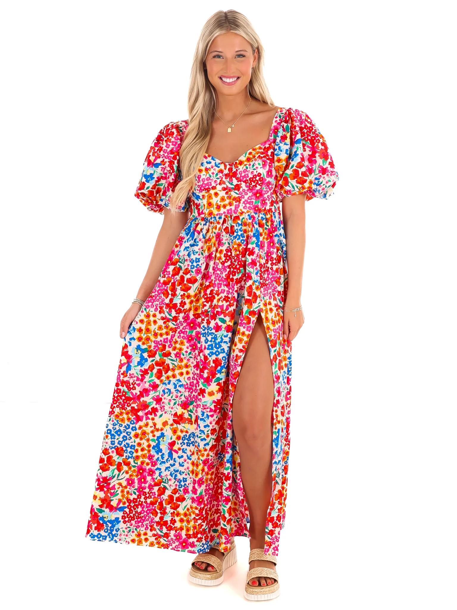 BuddyLove Jacqueline Berry Blue Midi Dress - Image 5