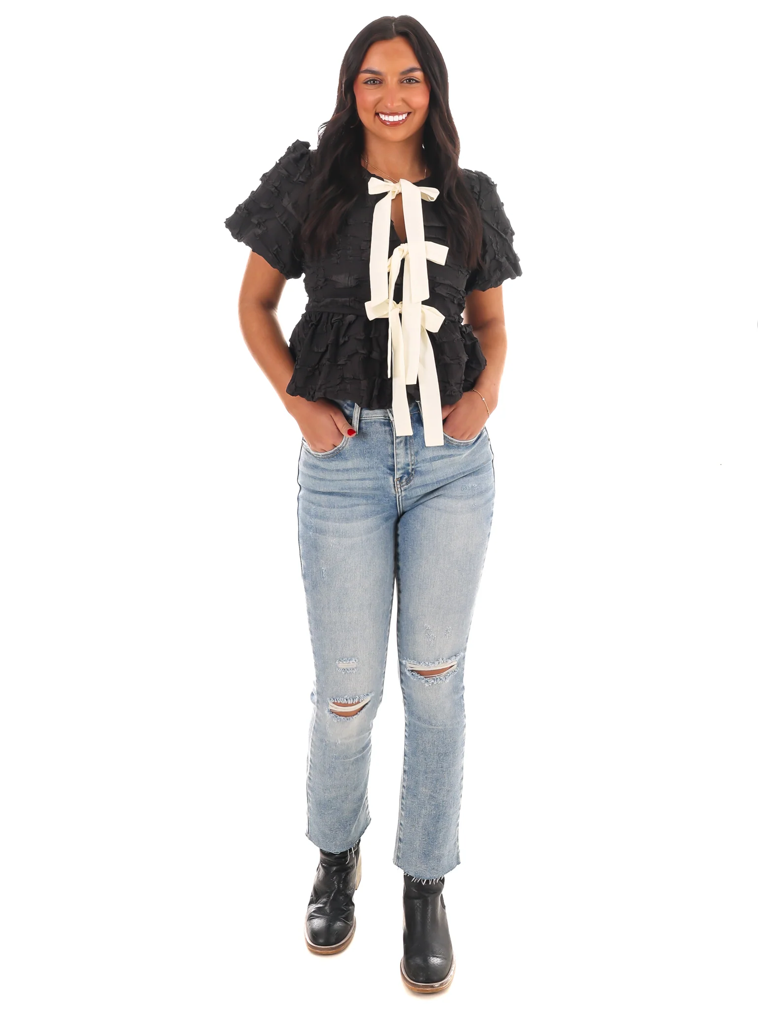Build Me Up Bubble Tie Top - Image 12