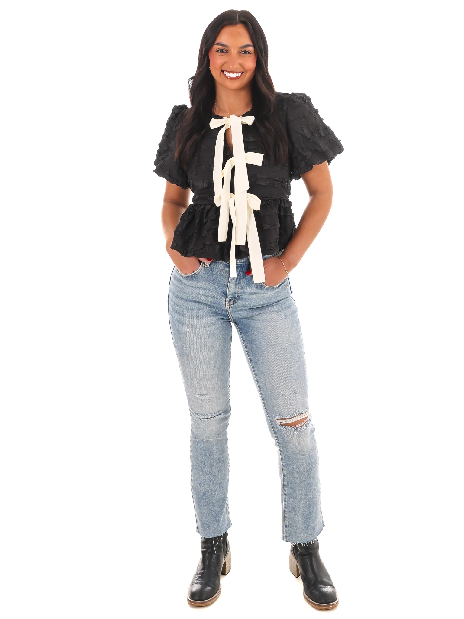 Build Me Up Bubble Tie Top - Image 14