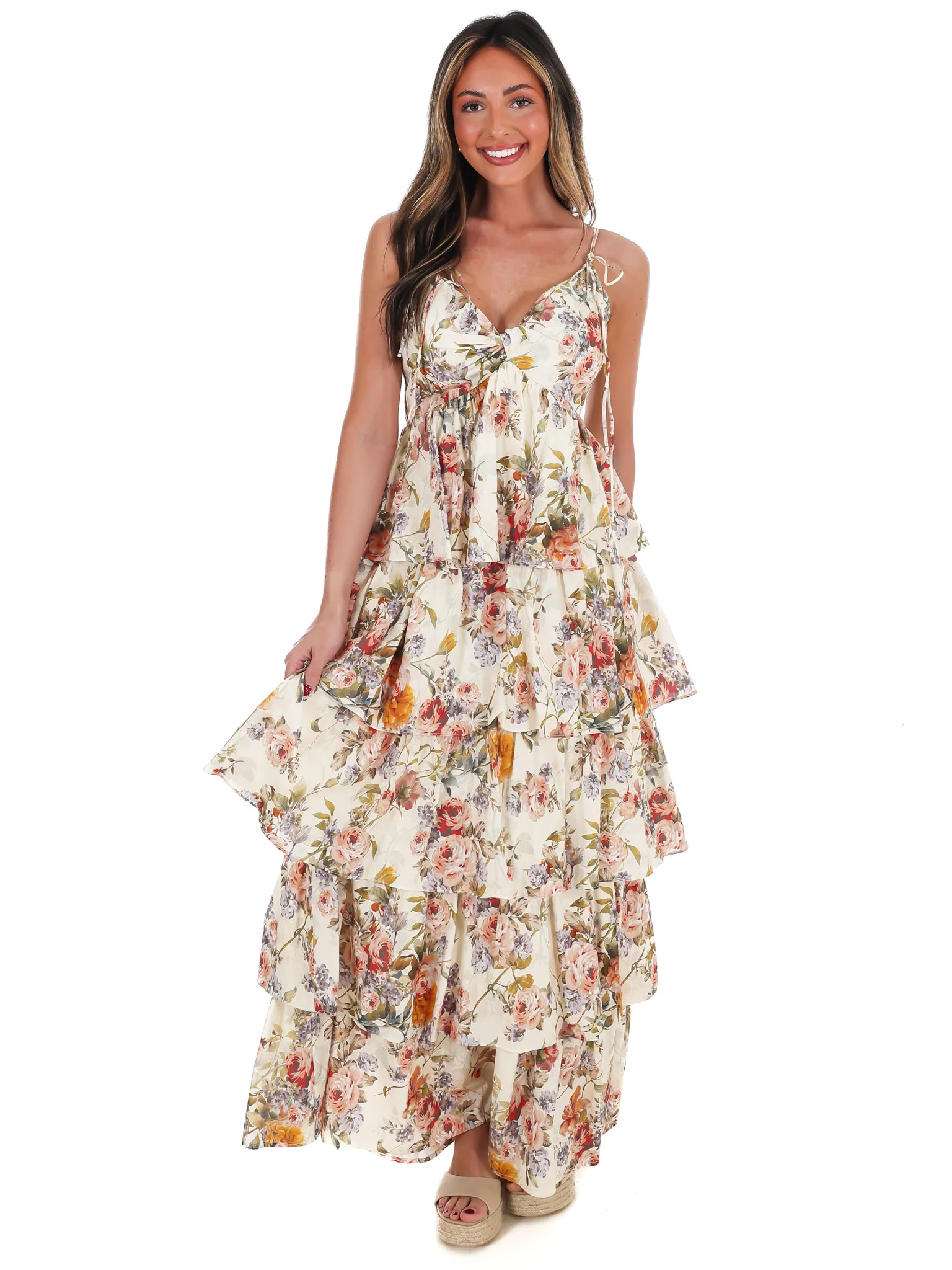Call for Romance Floral Maxi Dress - Image 4
