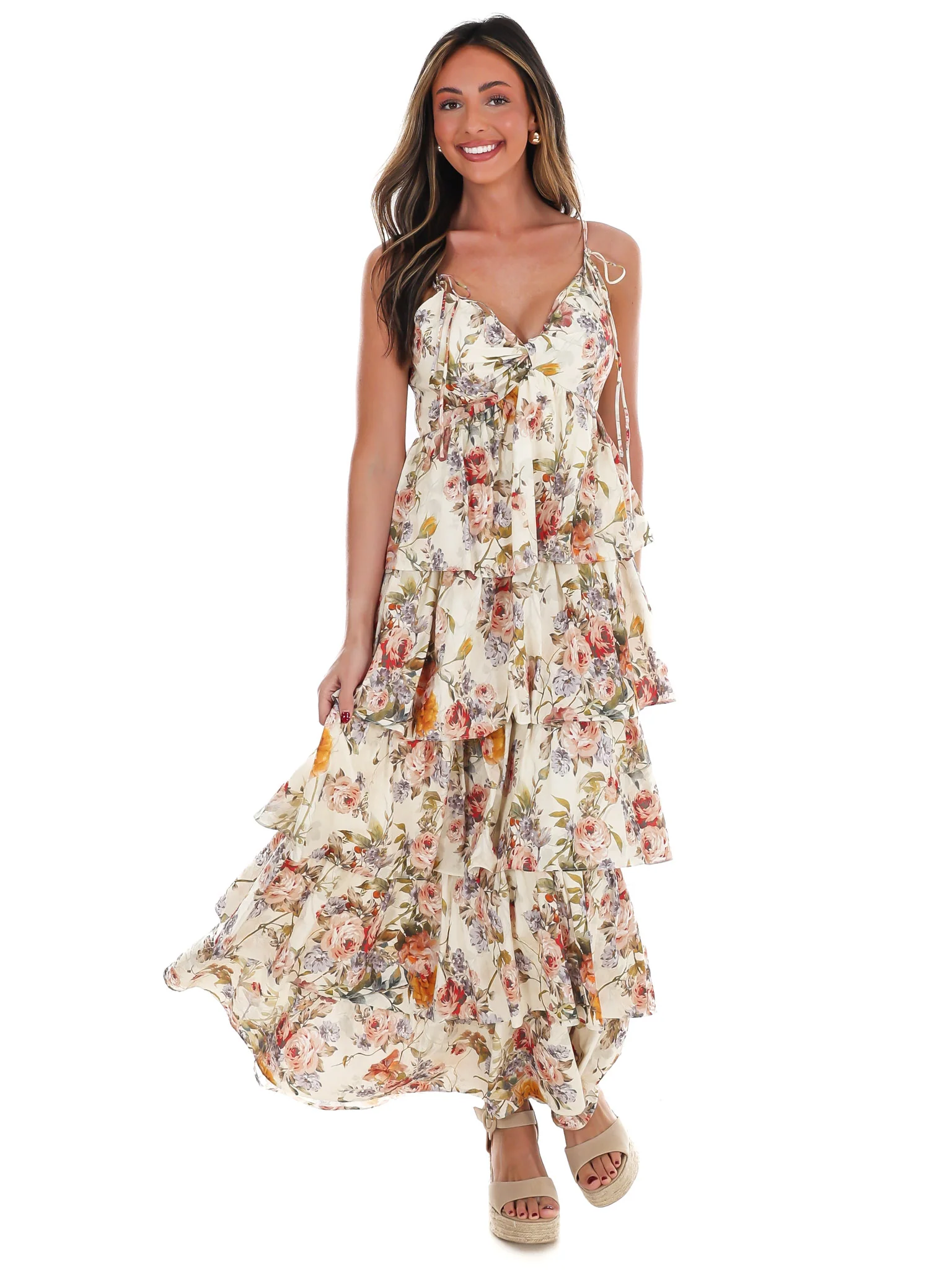 Call for Romance Floral Maxi Dress - Image 7