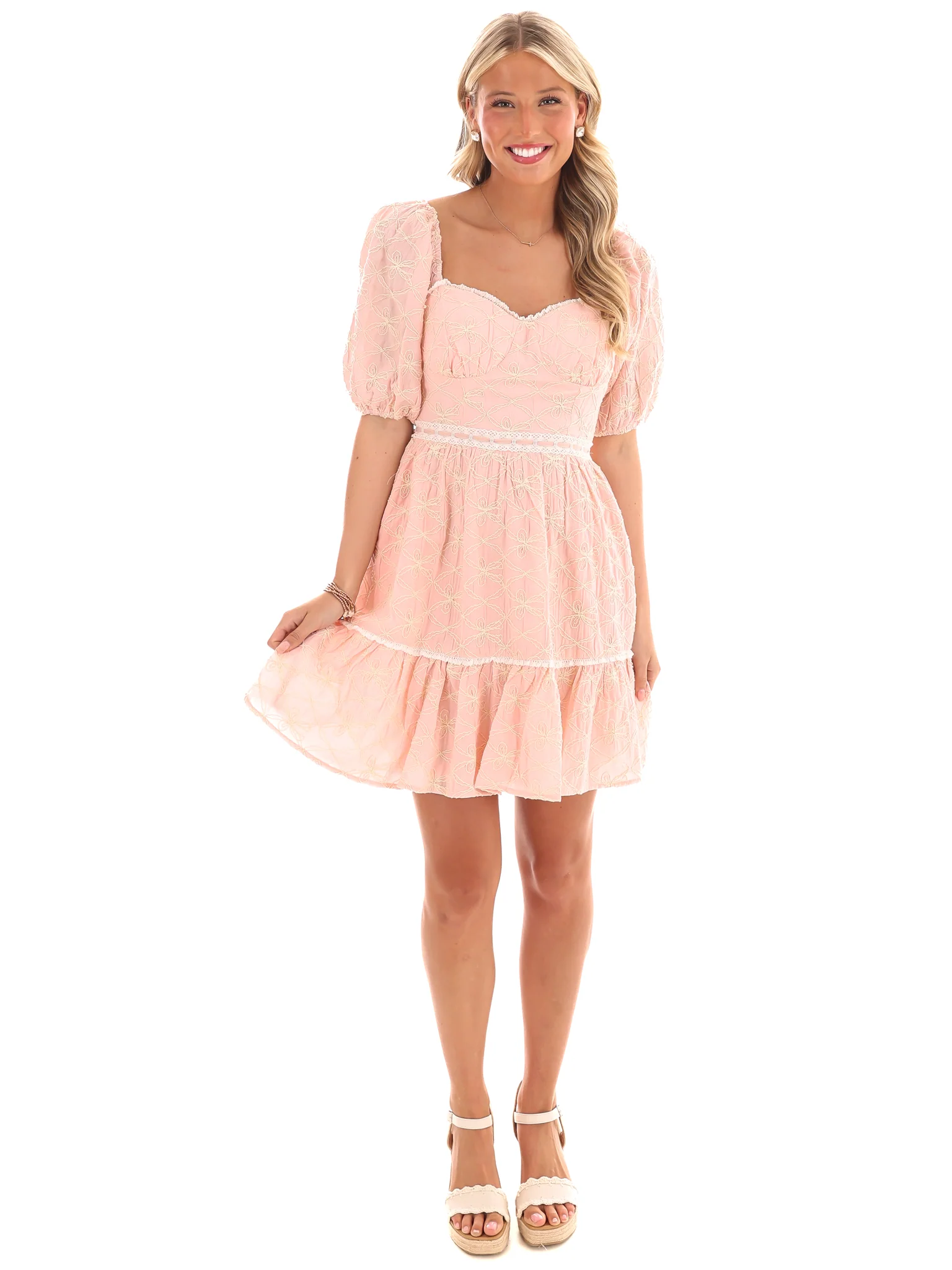 Call it Fate Embroidered Mini Dress - Image 2