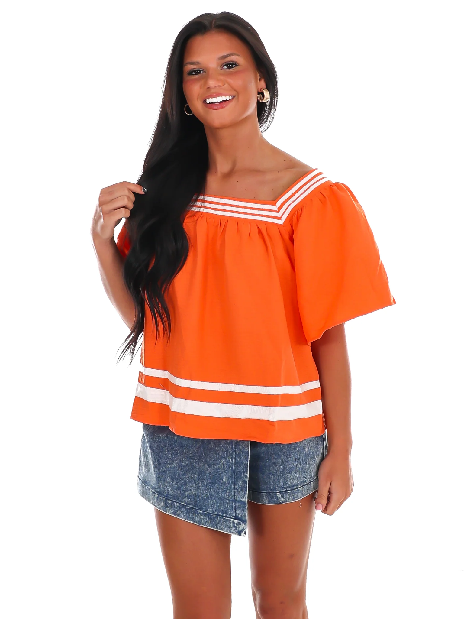 Call the Play Square Neck Top - Image 5