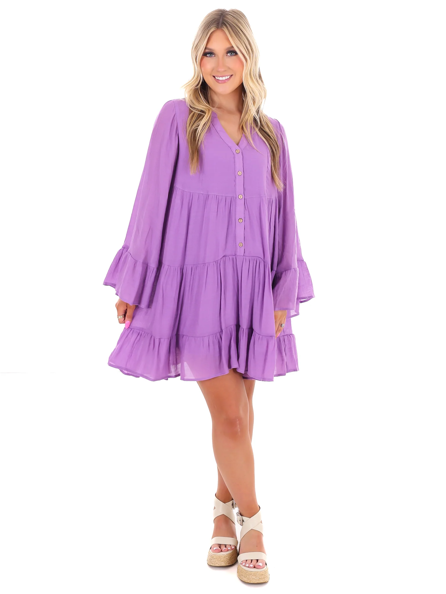 Calling After Me Button Down Dress - Image 13