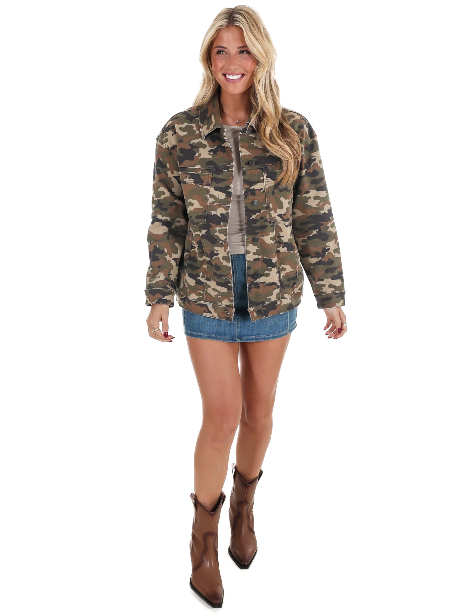Camo Oversized Jacket - Image 4